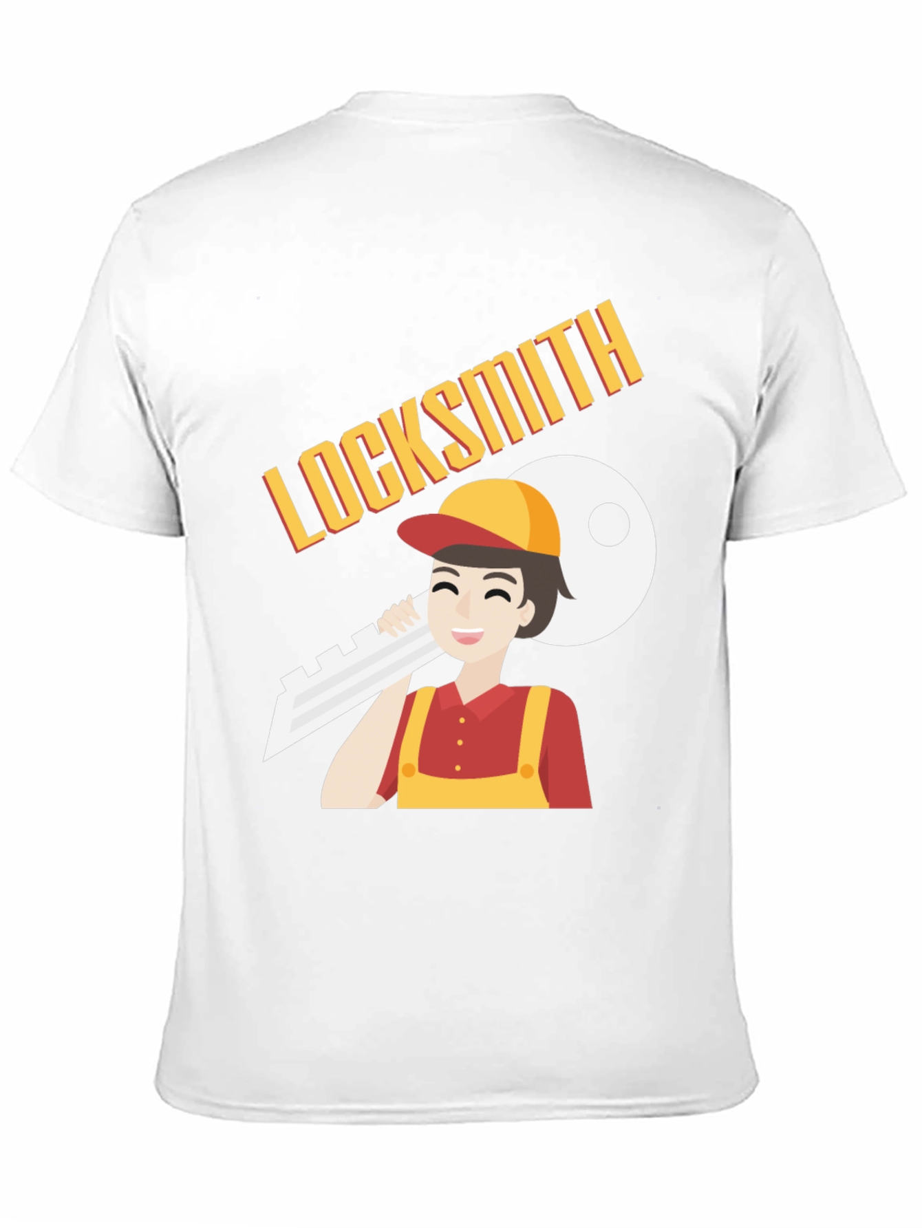 Locksmith T-Shirt - Cartoon Design