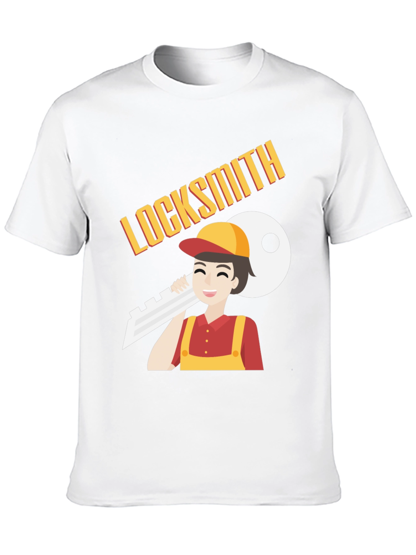 Locksmith T-Shirt - Cartoon Design