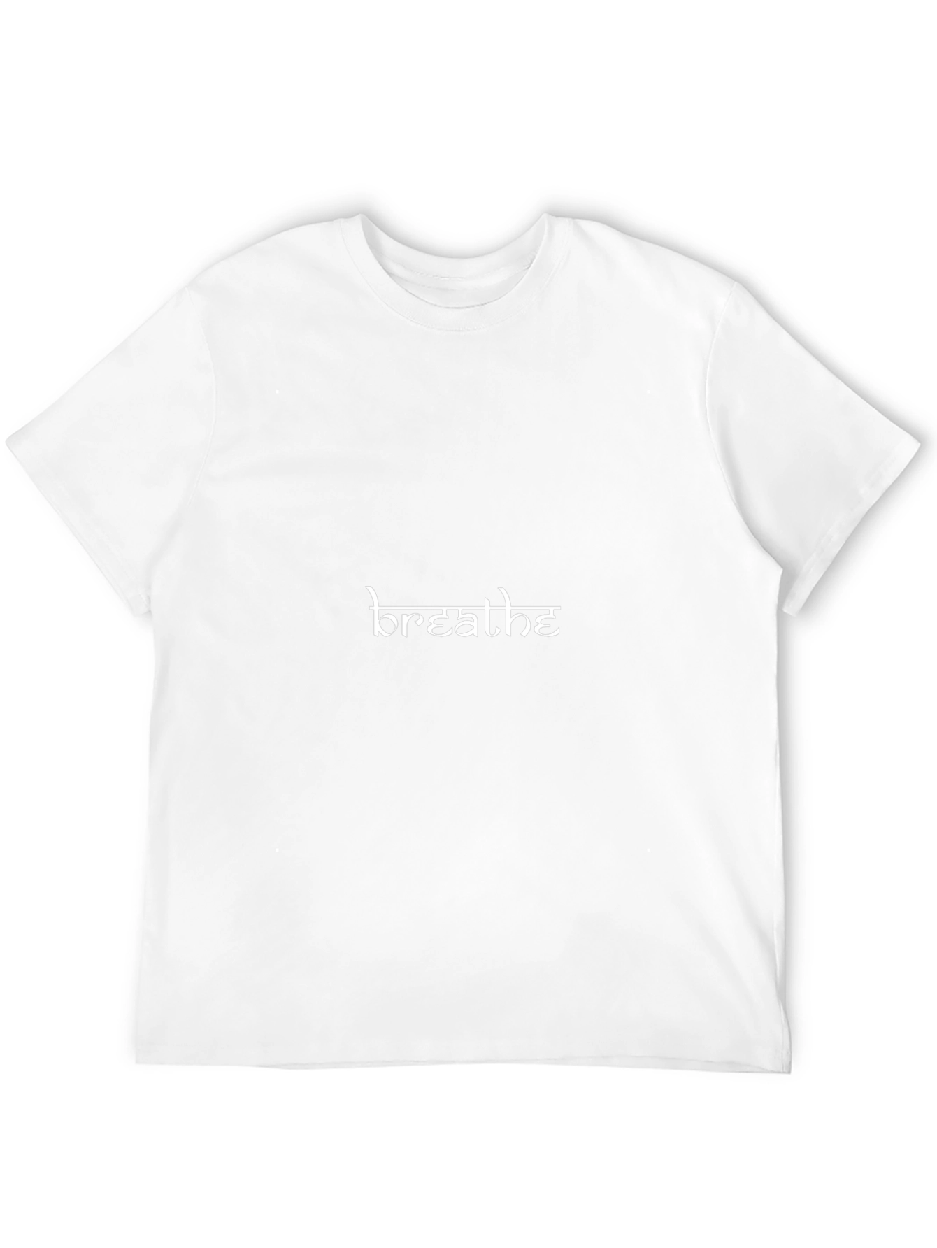 Breathe Graphic Tee - Soft Cotton Relaxed Fit