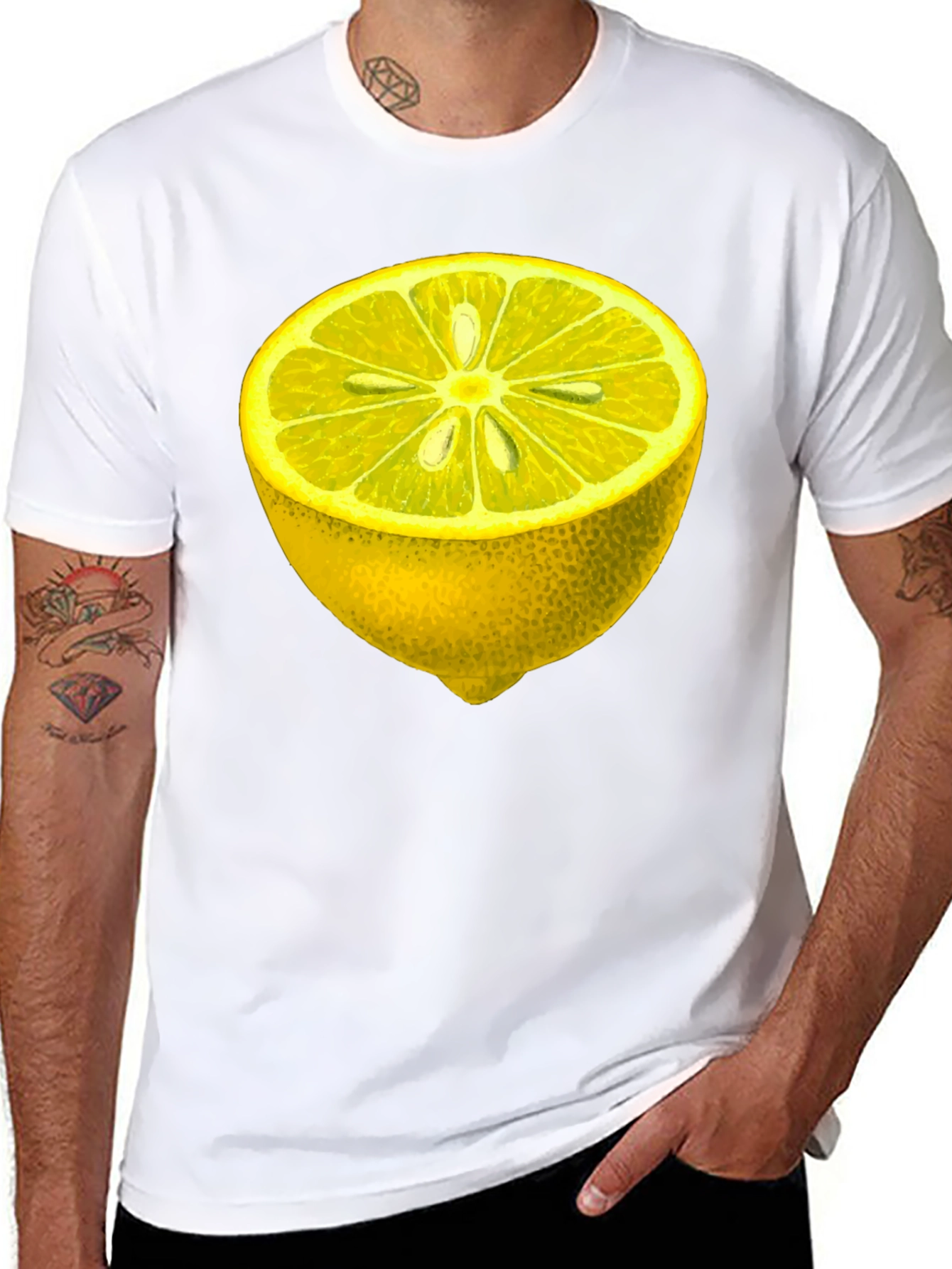 Lemon Graphic Tee - Fresh & Fun Style