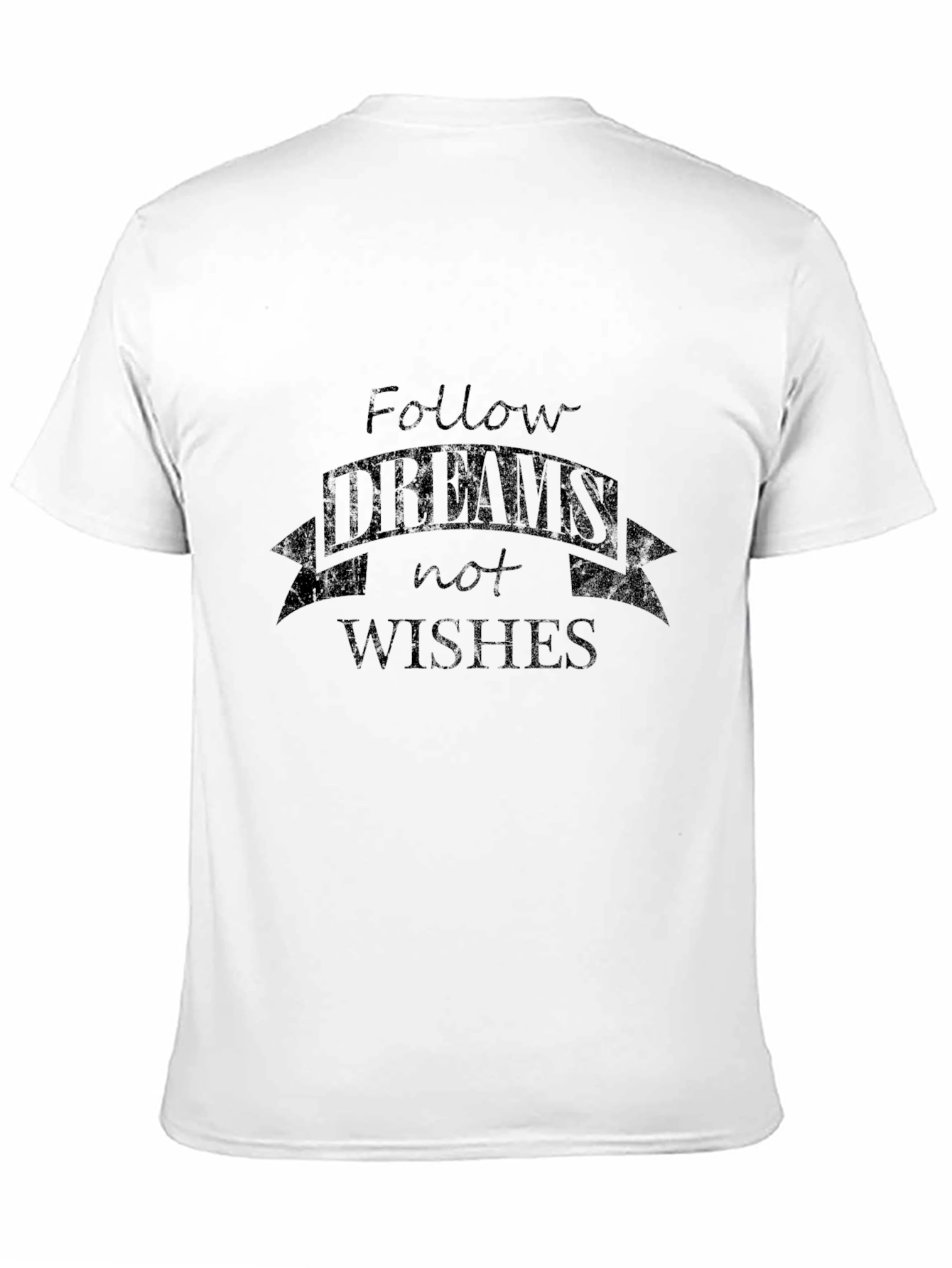 Follow Your Dreams Graphic Tee - Mens Black T-Shirt