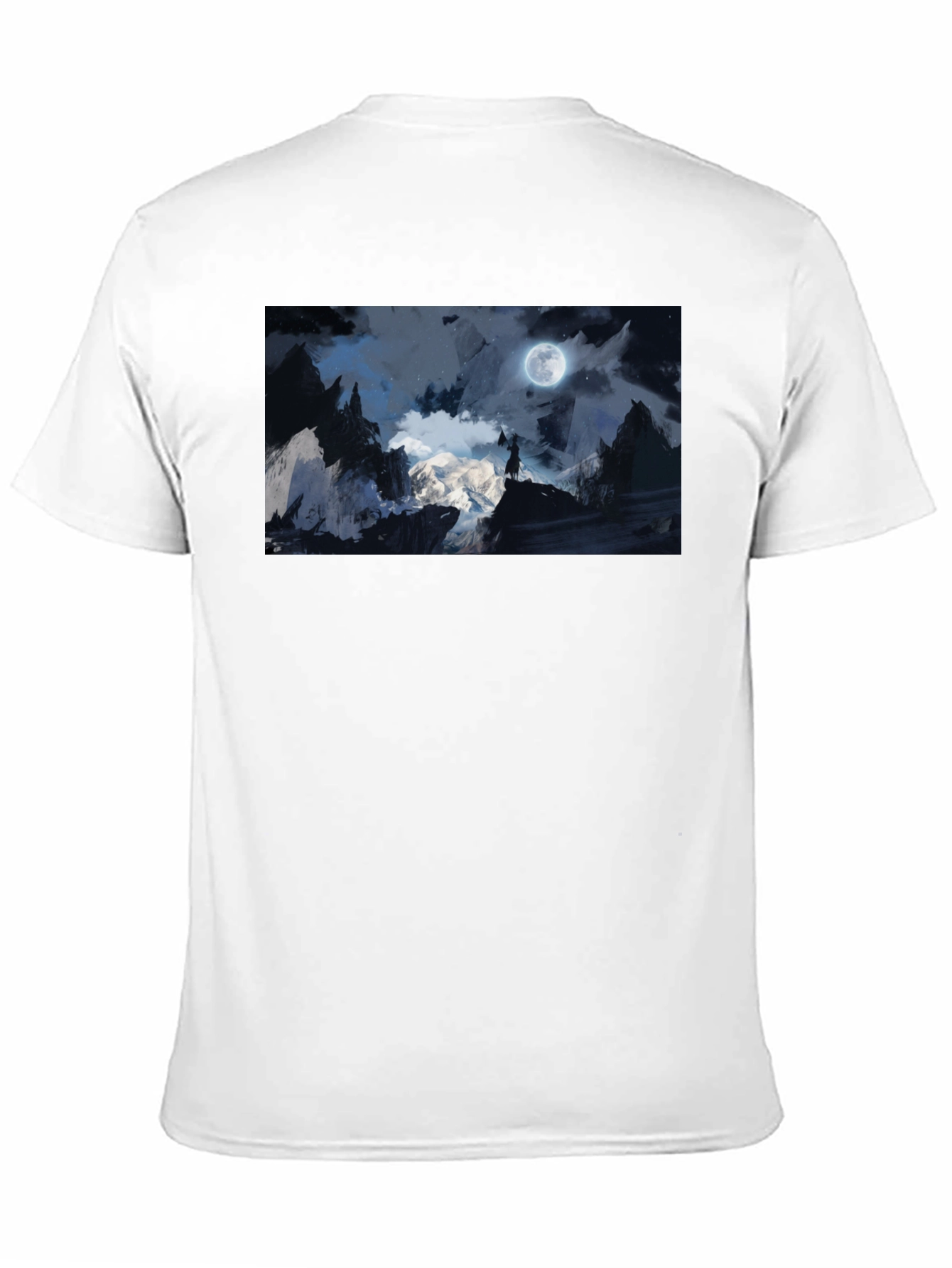 Moonlit Mountain T-Shirt - Black