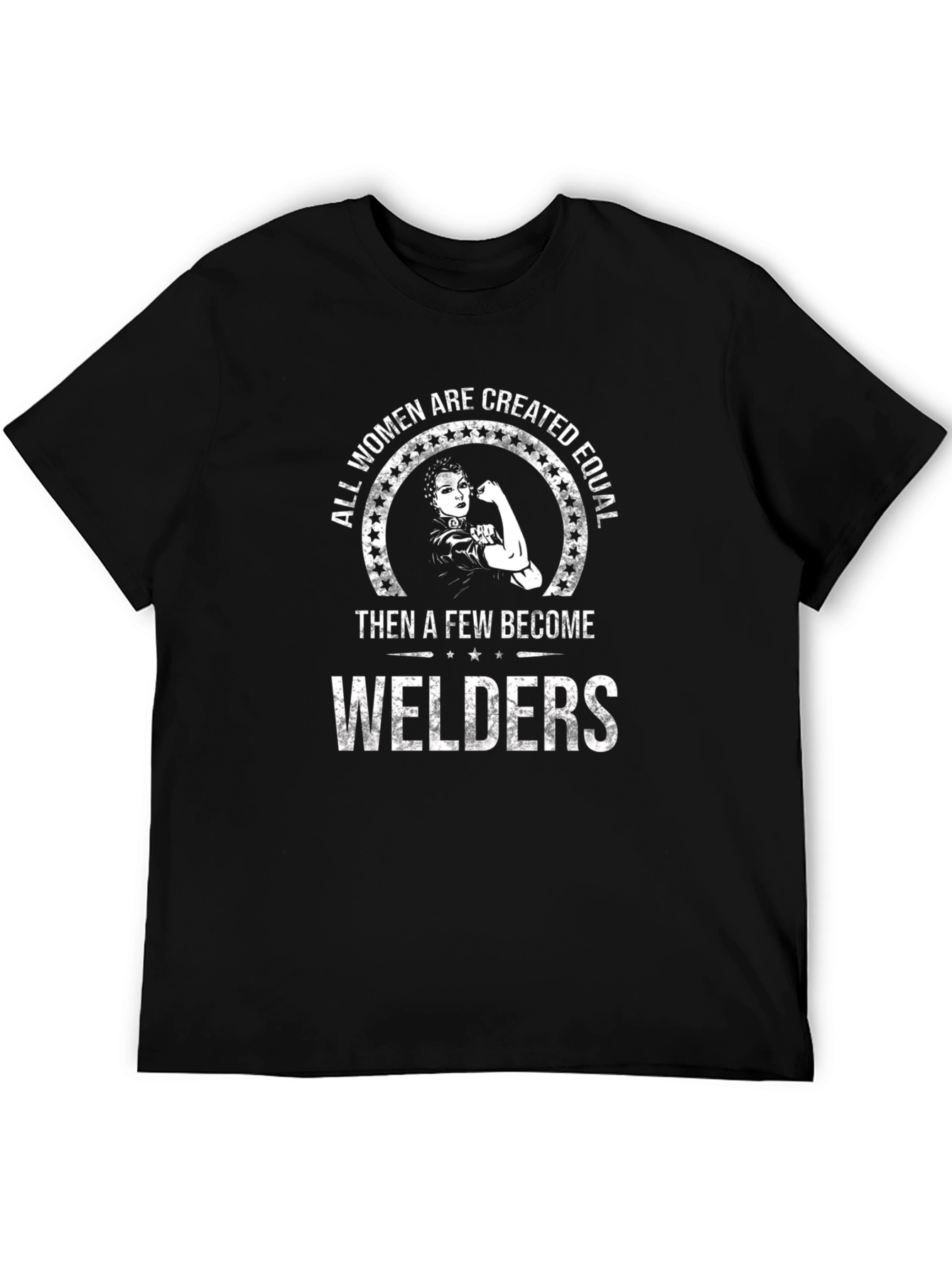 Women Welders T-Shirt: Created Equal Design