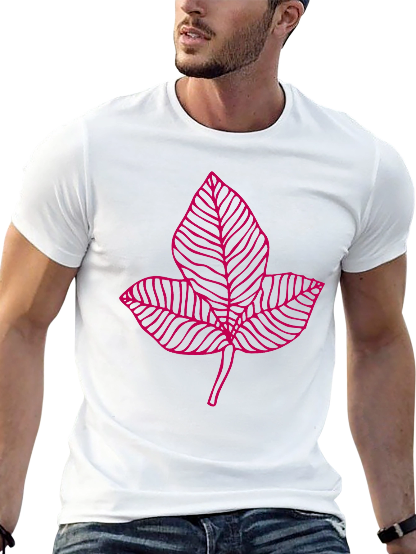 Leaf Graphic Tee - Stylish Casual Wear