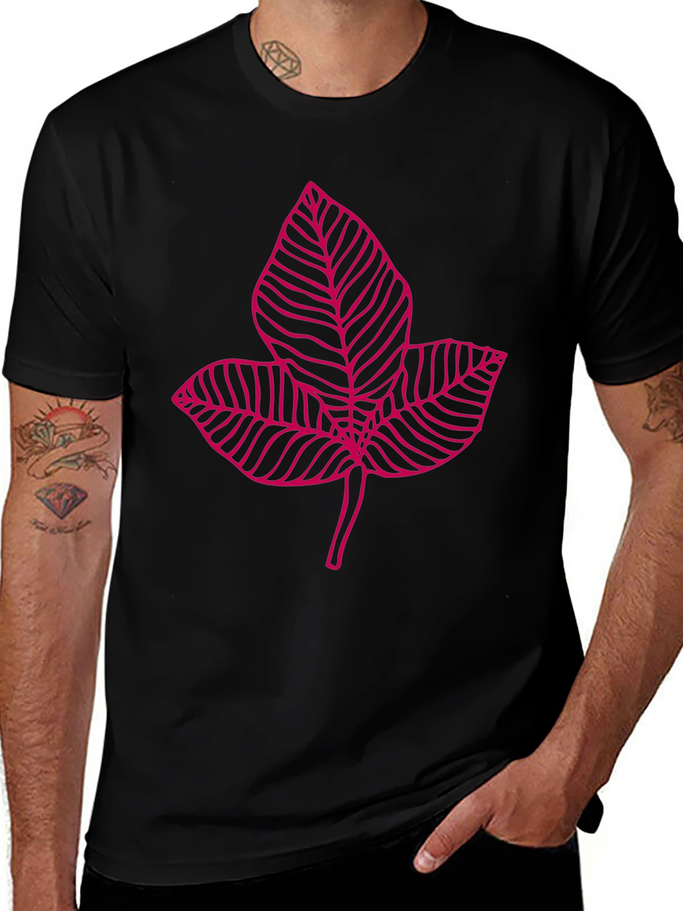Leaf Graphic Tee - Stylish Casual Wear