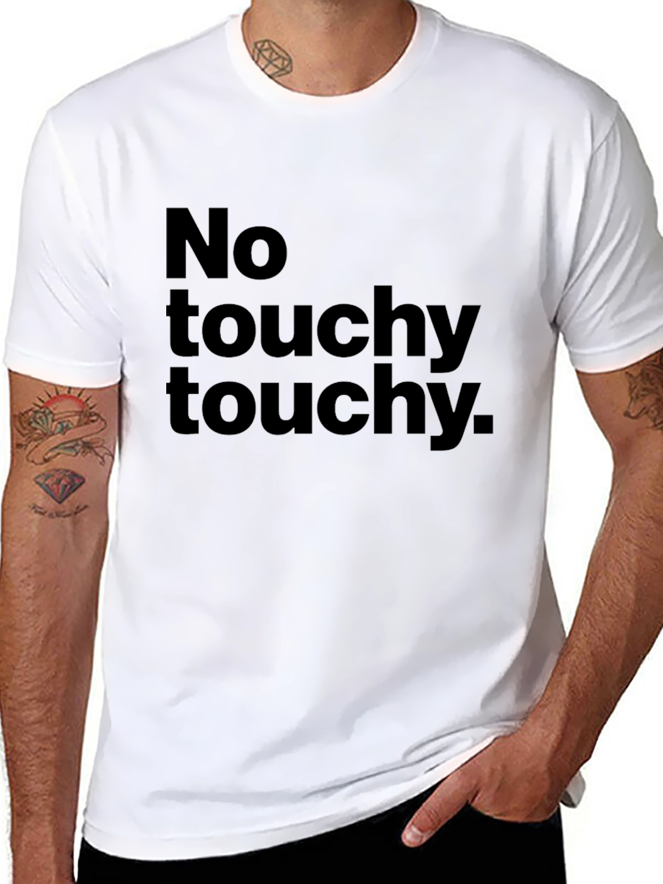 No Touchy Touchy Graphic Tee
