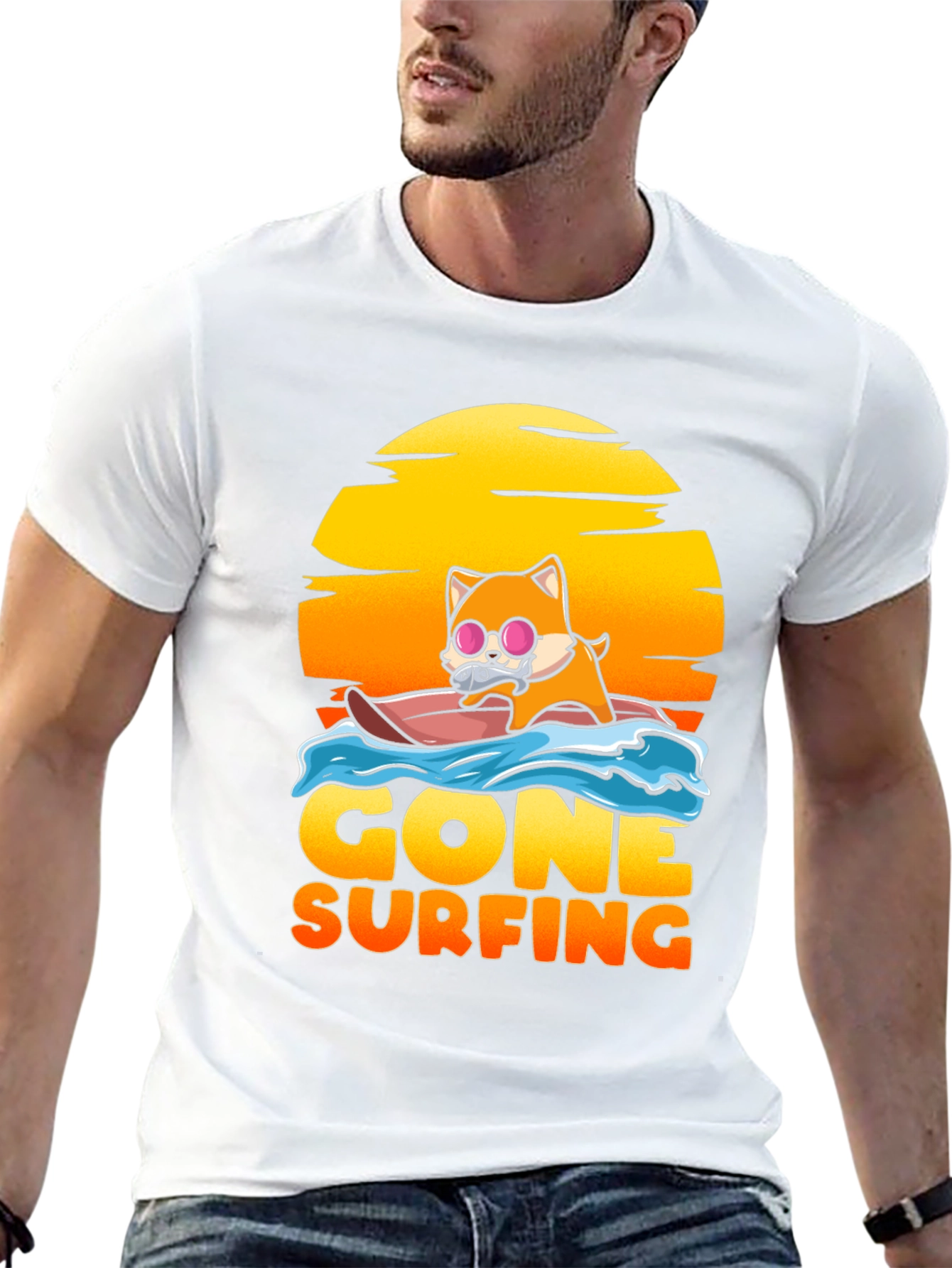 Gone Surfing Graphic Tee
