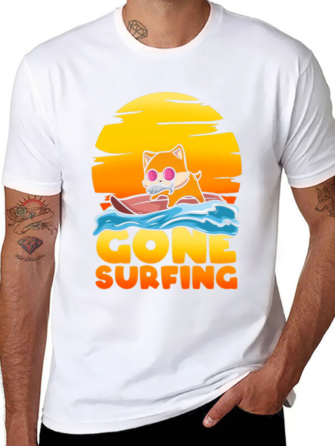 Gone Surfing Graphic Tee
