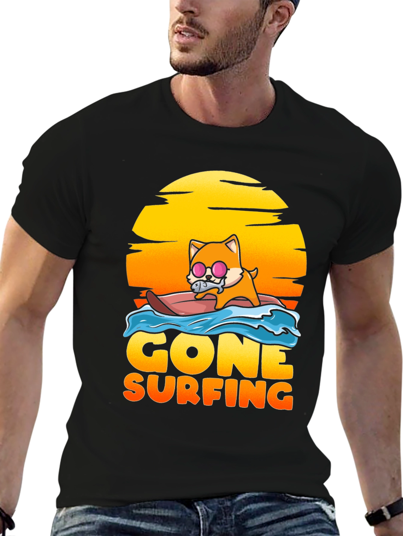 Gone Surfing Graphic Tee