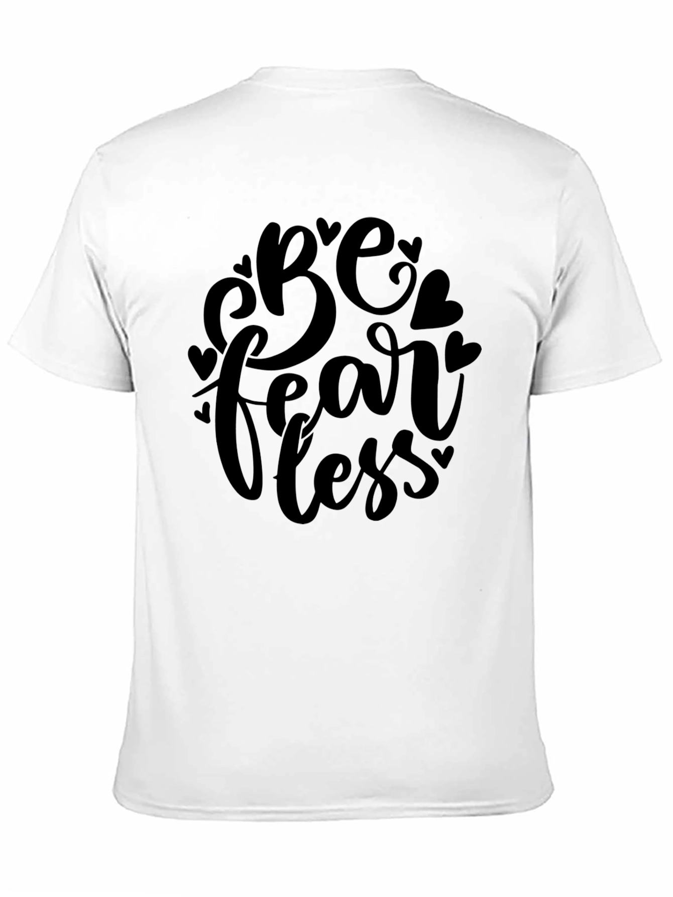 Be Fearless Black Graphic Tee