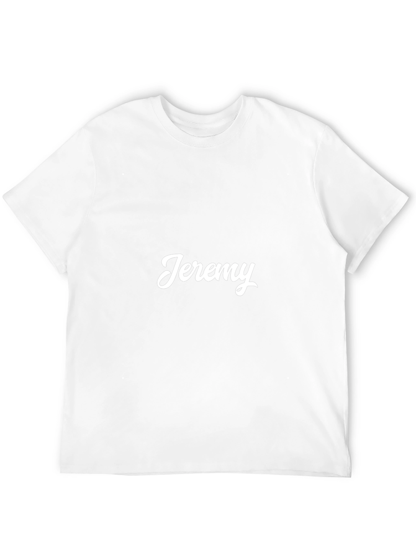 Personalized Jeremy Black T-Shirt - Custom Name Tee