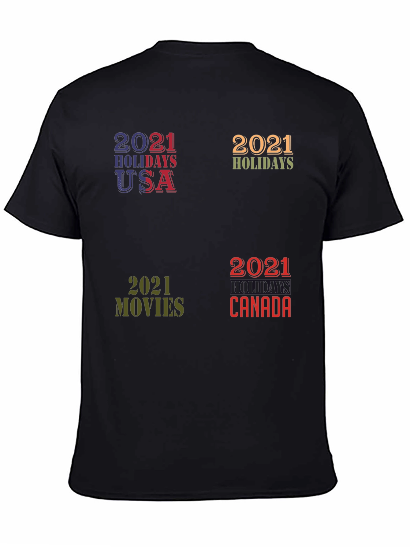 2021 Holiday T-Shirt - Novelty Graphic Tee