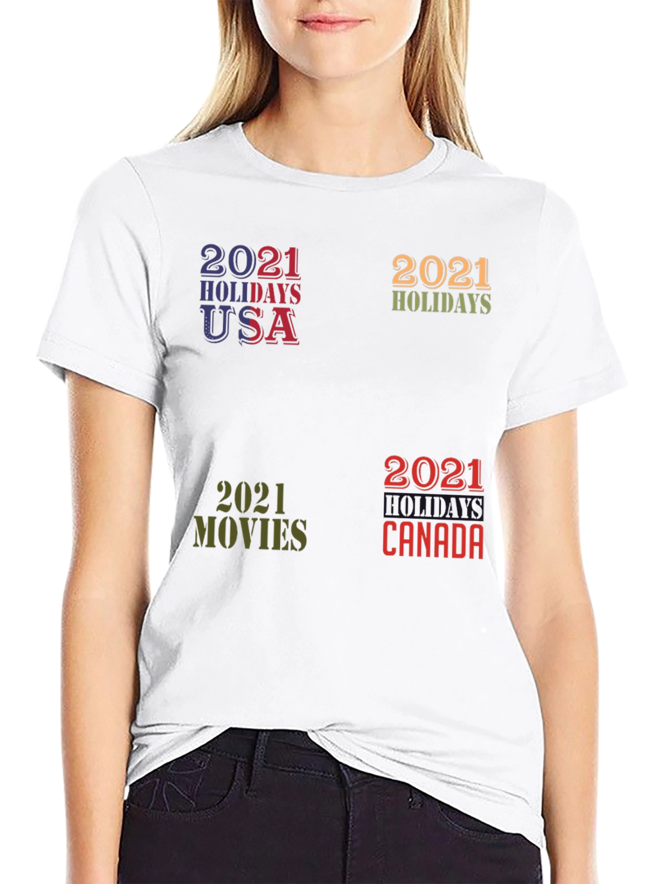 2021 Holiday T-Shirt - Novelty Graphic Tee