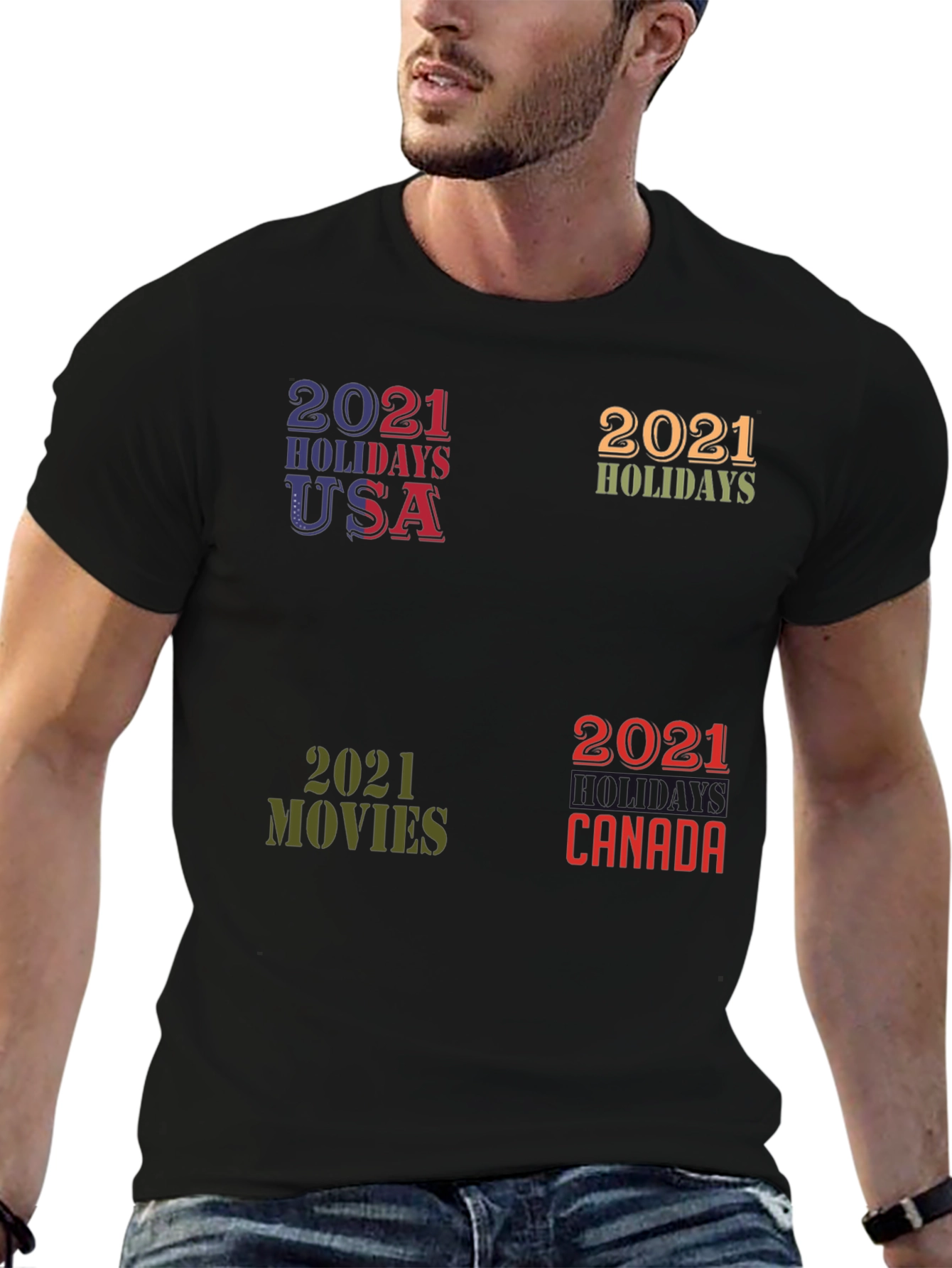 2021 Holiday T-Shirt - Novelty Graphic Tee