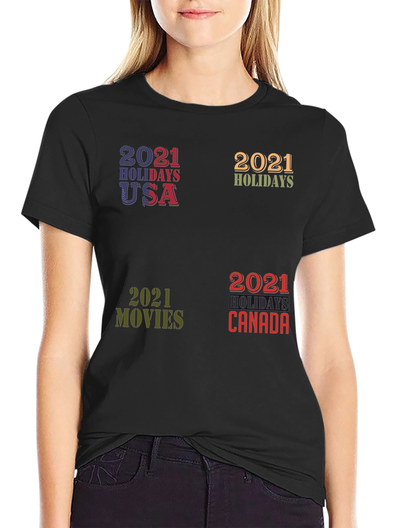 2021 Holiday T-Shirt - Novelty Graphic Tee
