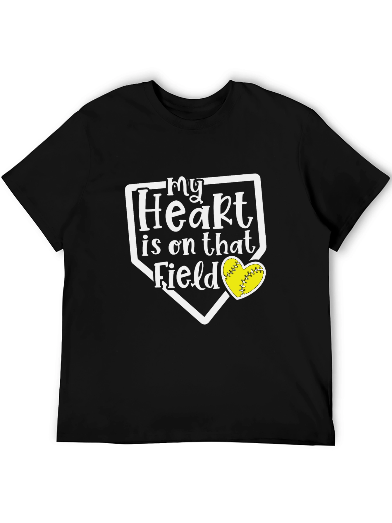 My Heart Is On That Field Softball T-Shirt