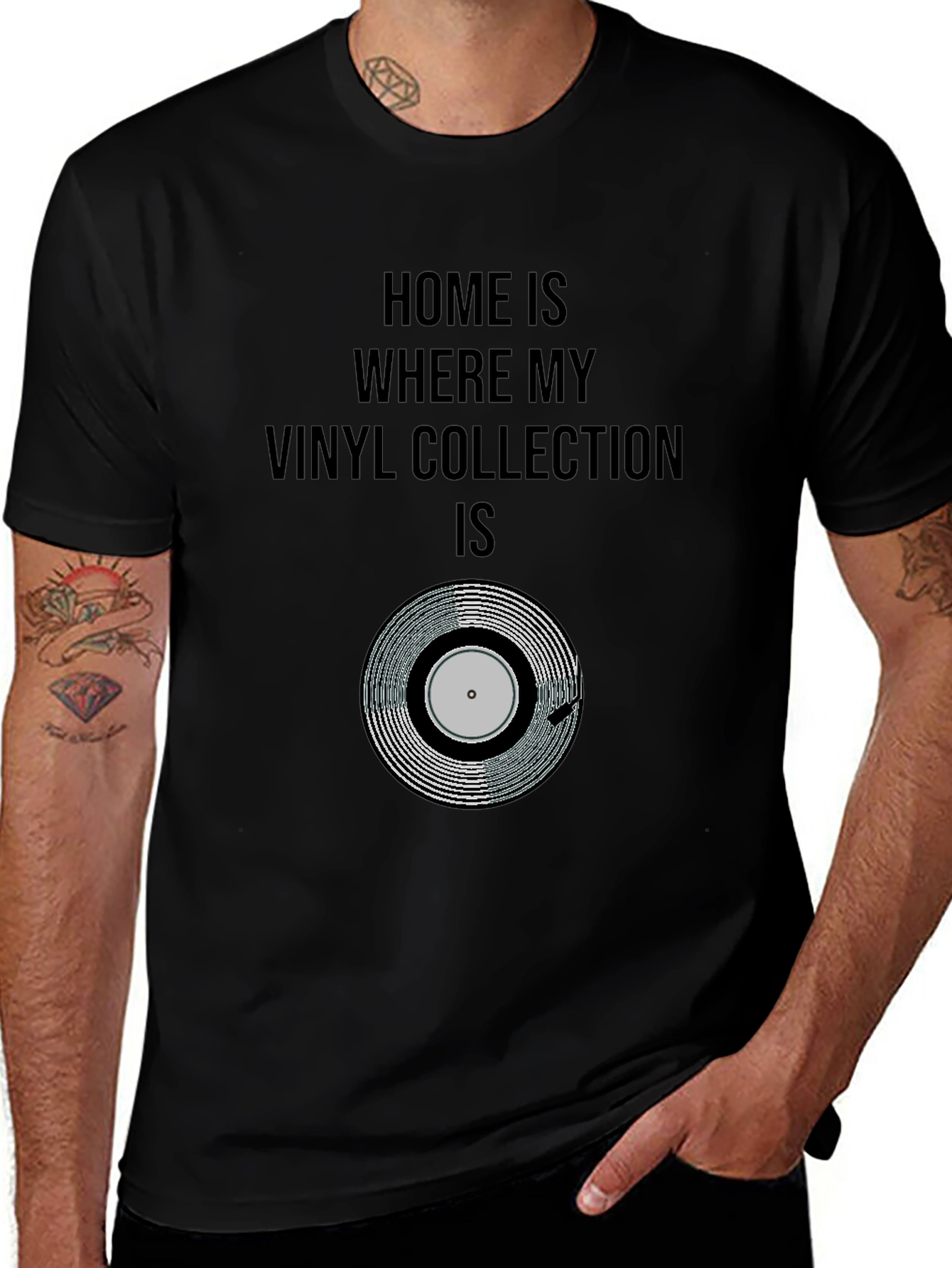 Vinyl Collection T-Shirt - Music Lover Tee