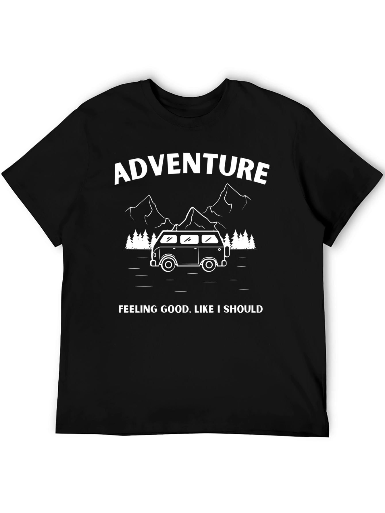 Adventure Van Life T-Shirt - Feeling Good Camping Tee