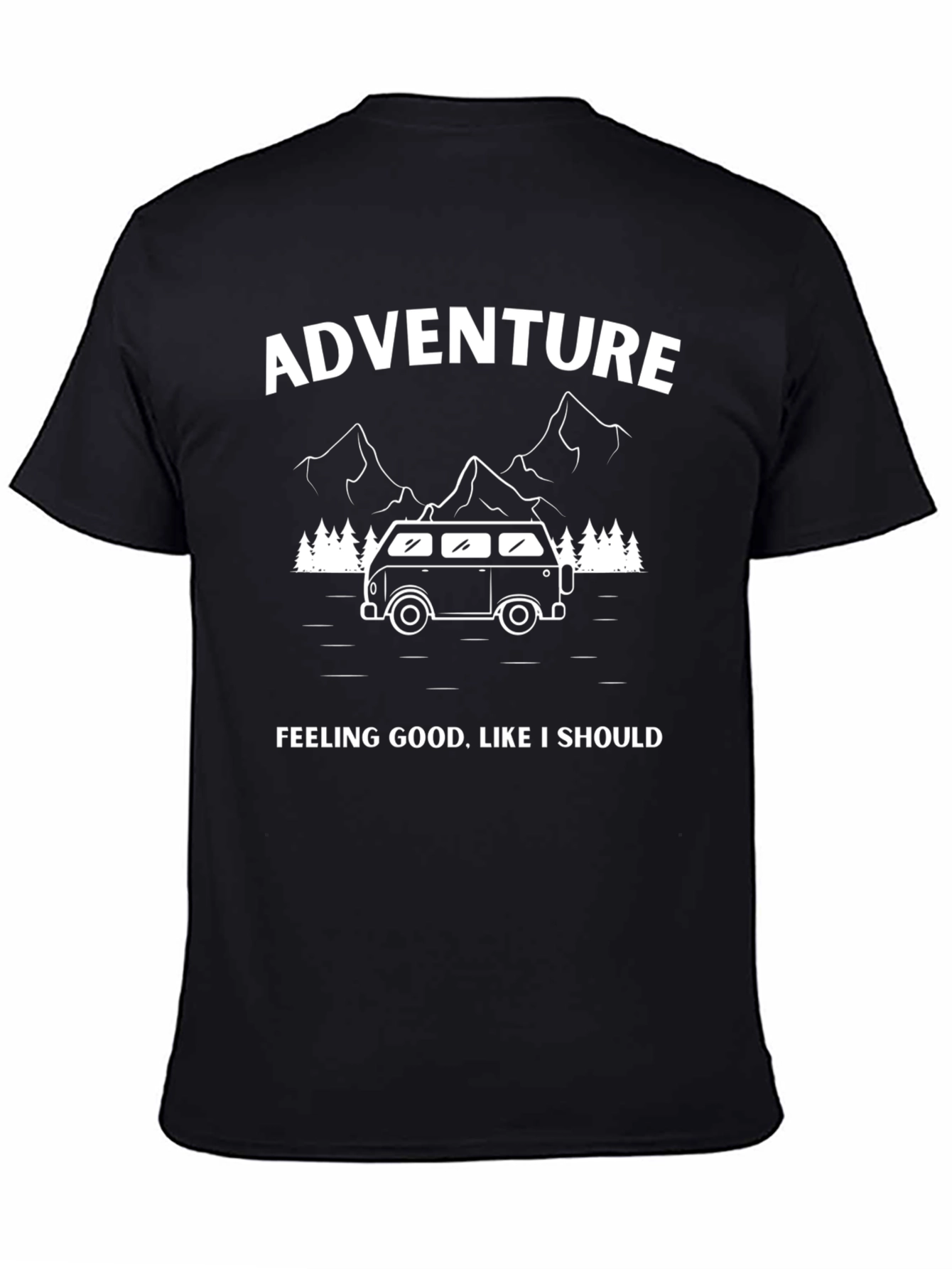 Adventure Van Life T-Shirt - Feeling Good Camping Tee