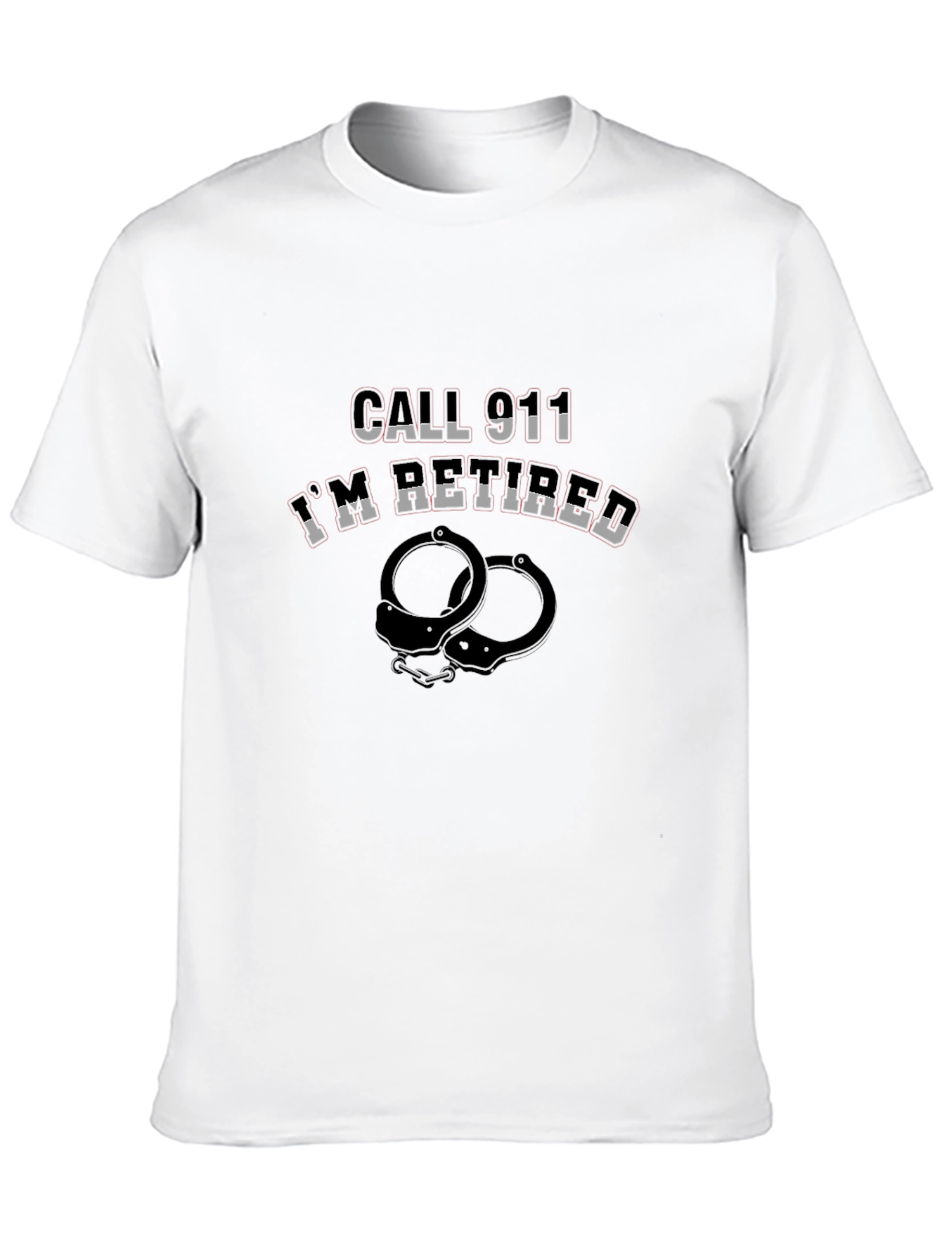 Retired Police Officer T-Shirt Funny Graphic Tee