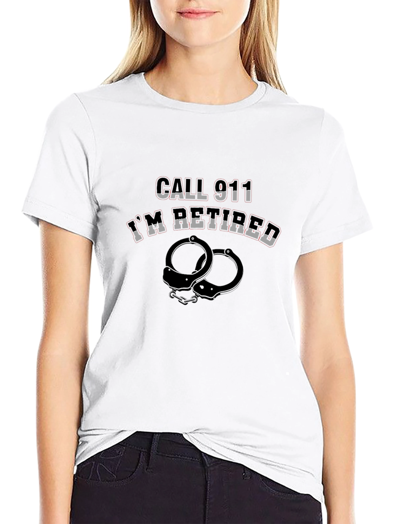 Retired Police Officer T-Shirt Funny Graphic Tee