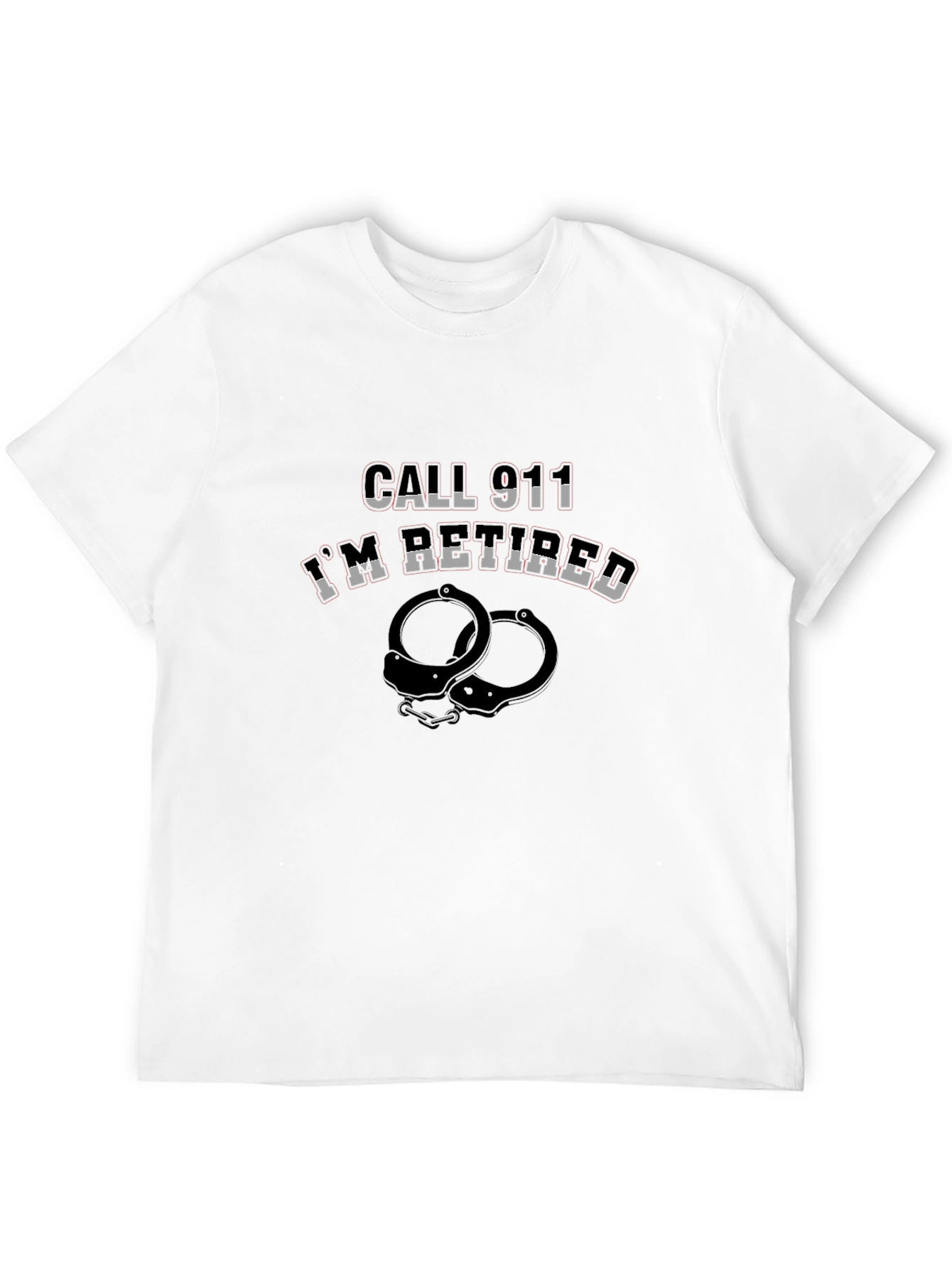 Retired Police Officer T-Shirt Funny Graphic Tee