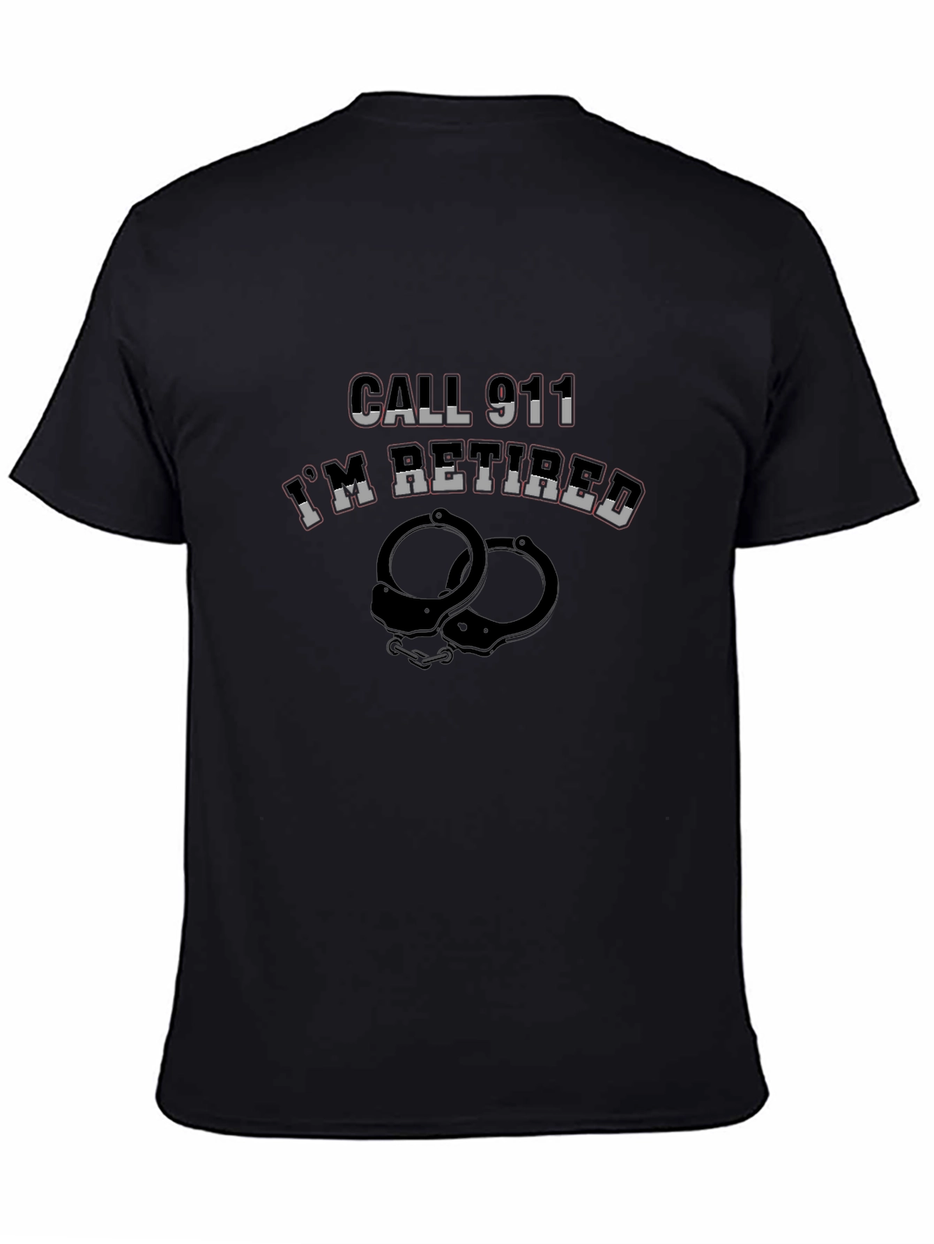 Retired Police Officer T-Shirt Funny Graphic Tee