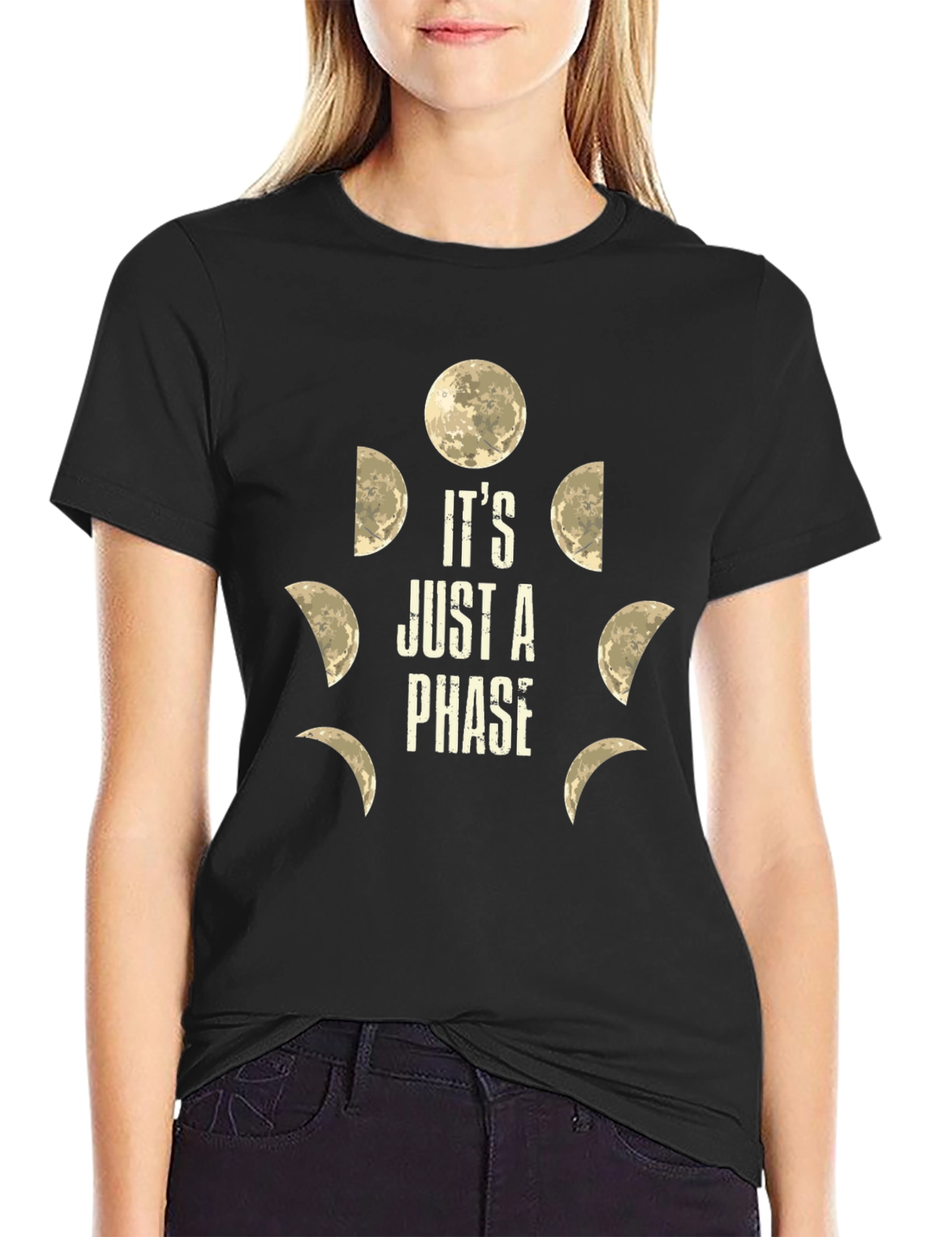 Its Just a Phase Moon Graphic Tee
