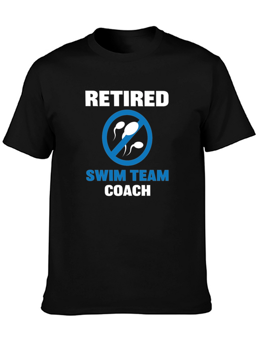 Retired Swim Team Coach Graphic Tee