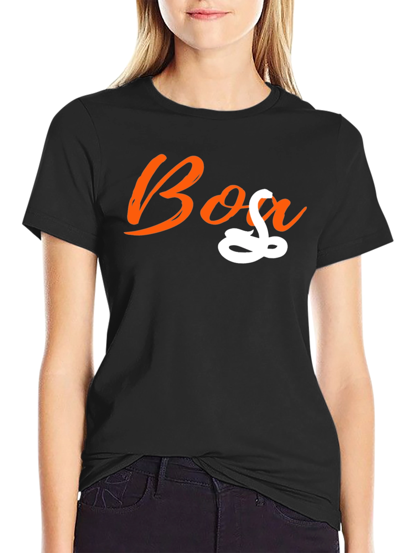 Boa T-Shirt - Stylish Snake Graphic Tee