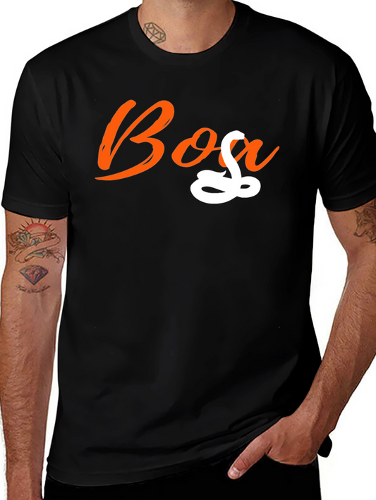 Boa T-Shirt - Stylish Snake Graphic Tee