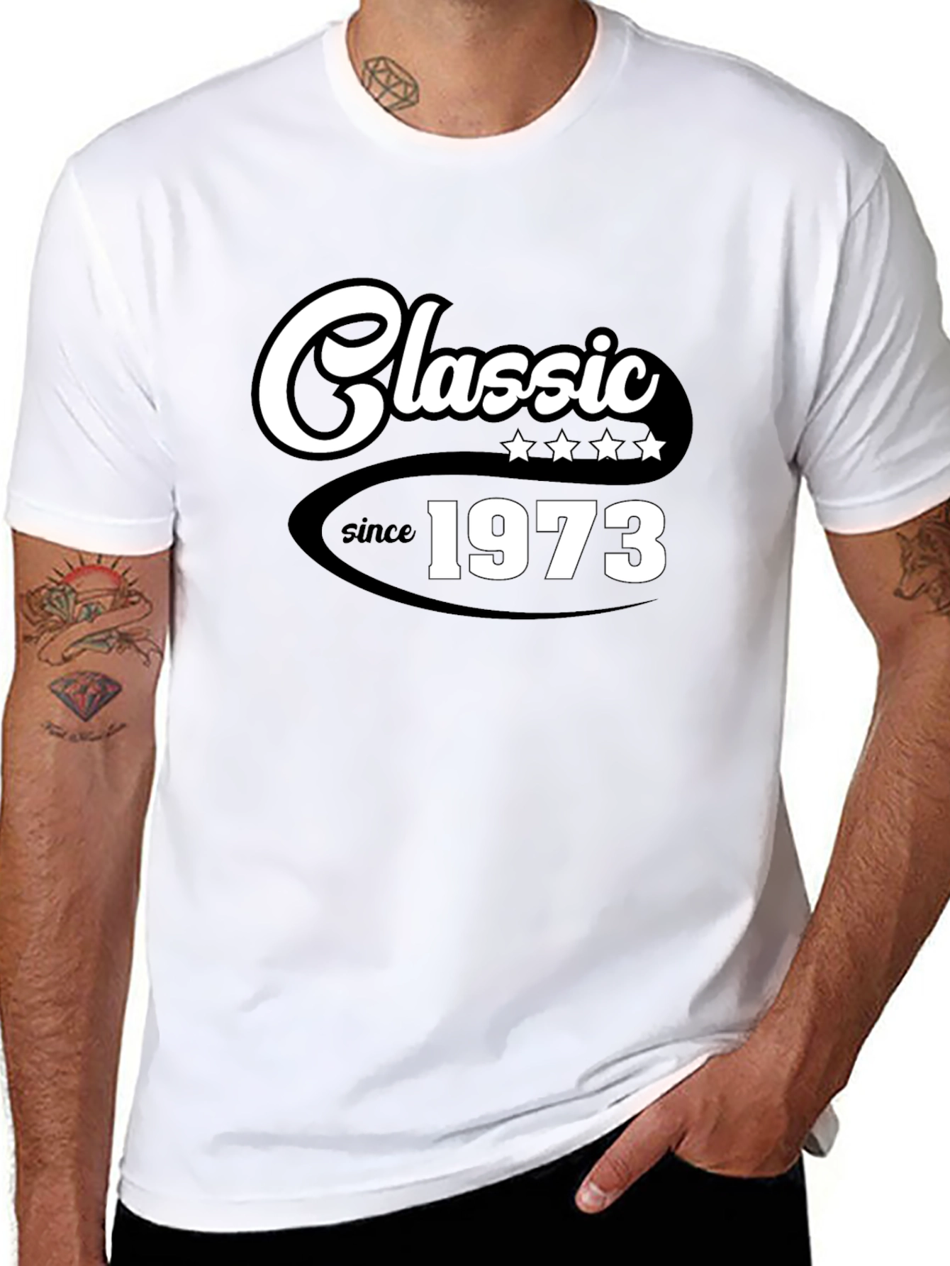 Classic Since 1973 Black T-Shirt