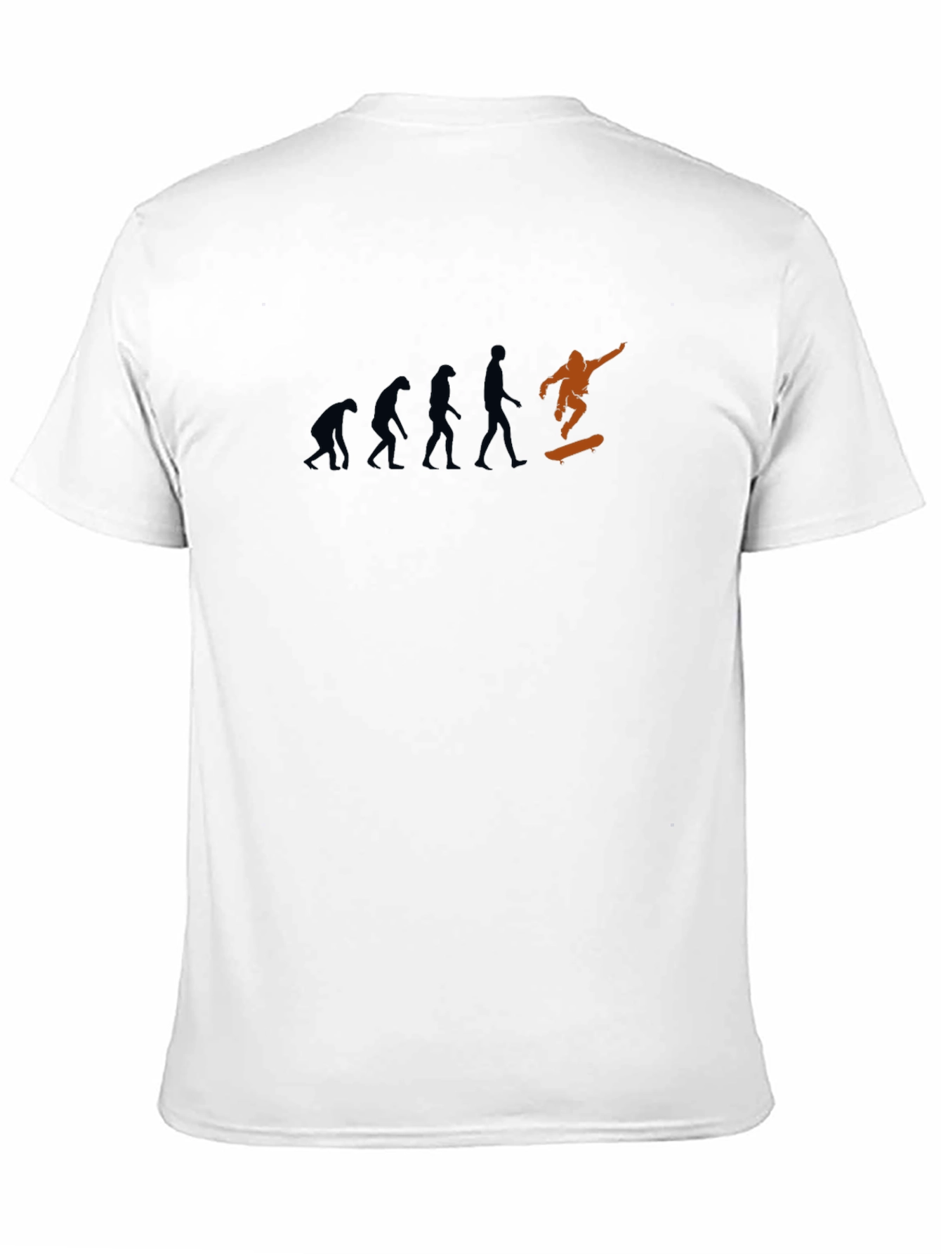 Evolution Skateboarder Graphic Black T-Shirt