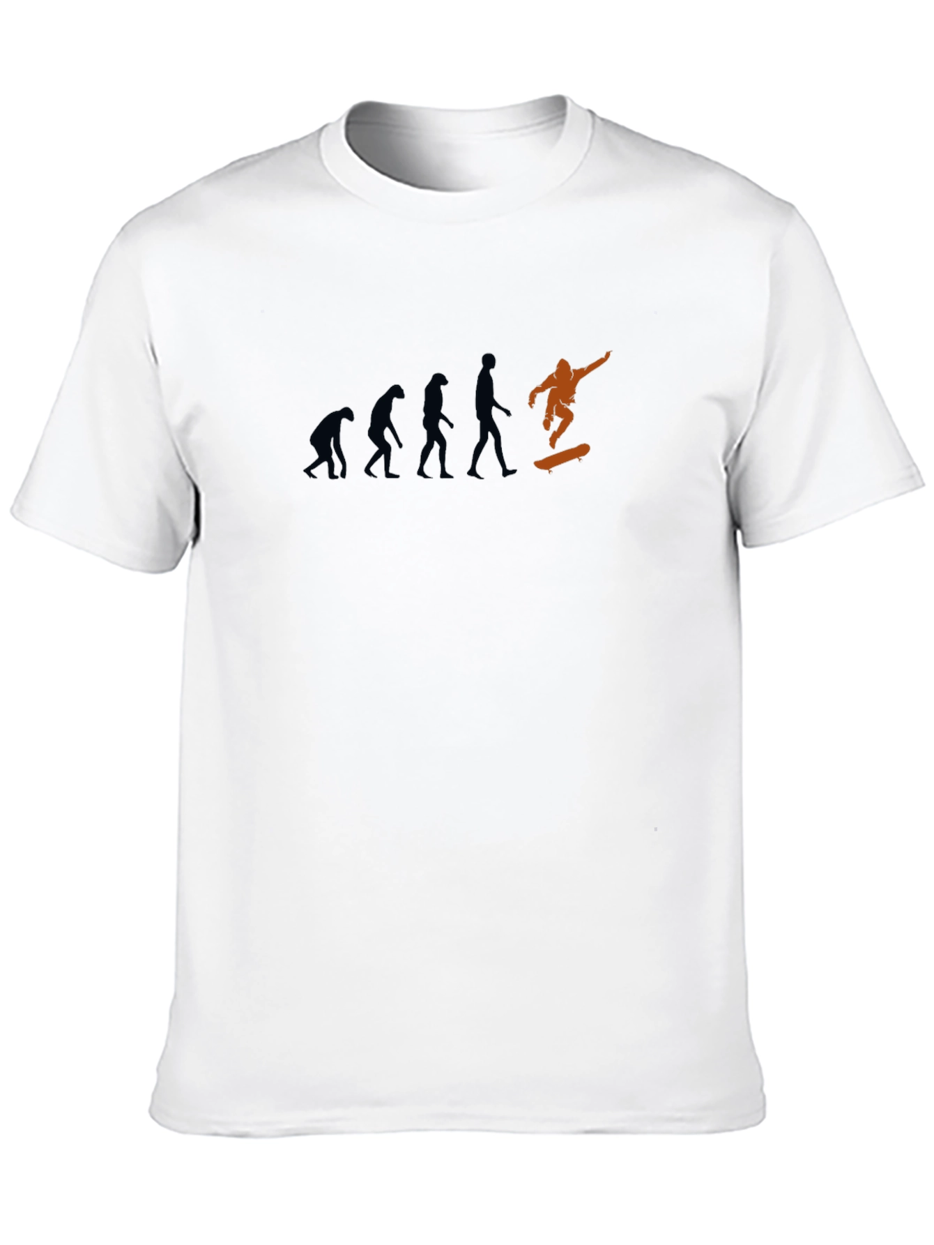 Evolution Skateboarder Graphic Black T-Shirt