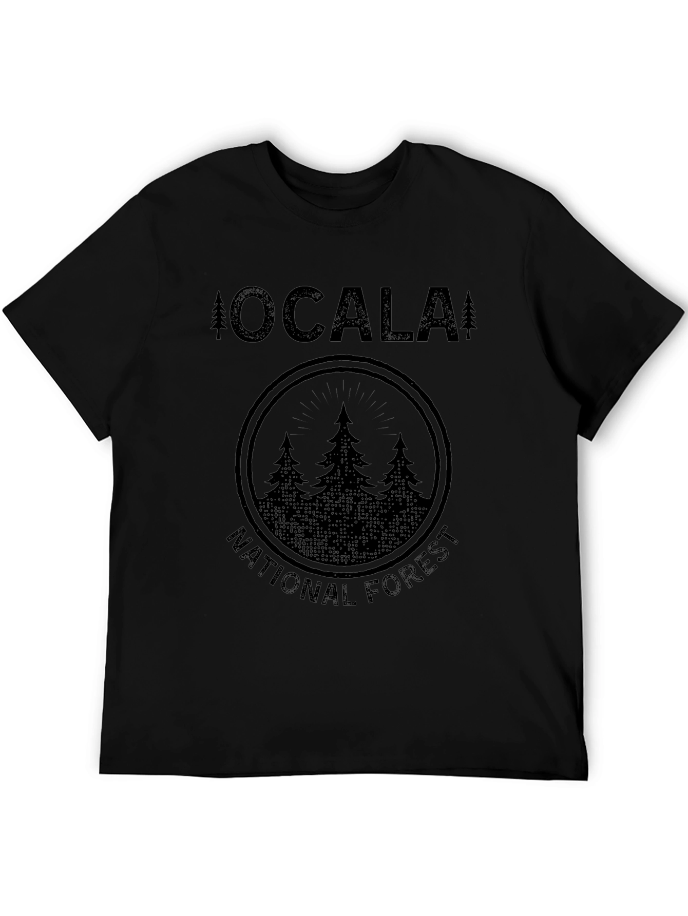 Ocala National Forest Black Graphic T-Shirt