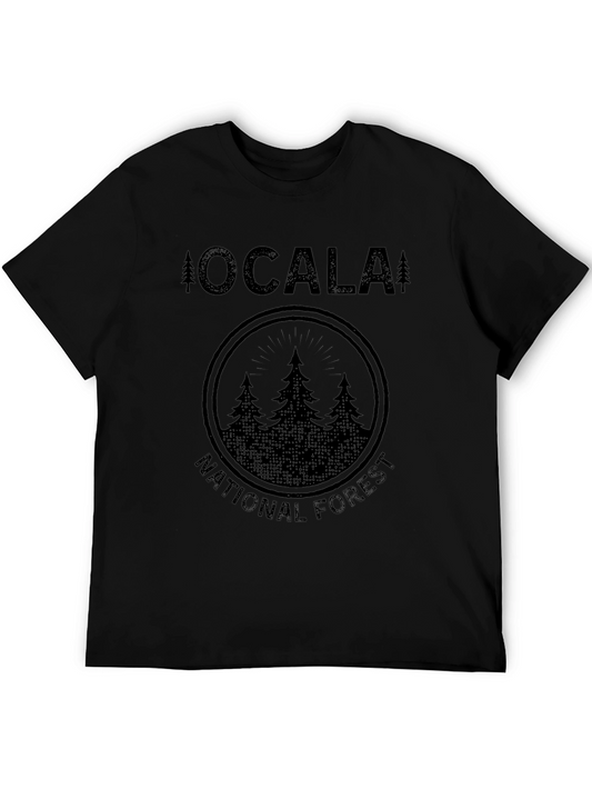Ocala National Forest Black Graphic T-Shirt