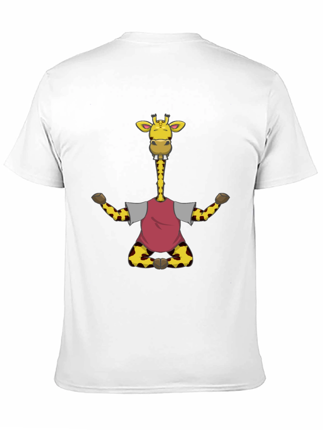 Funny Giraffe T-Shirt - Mens Black Tee