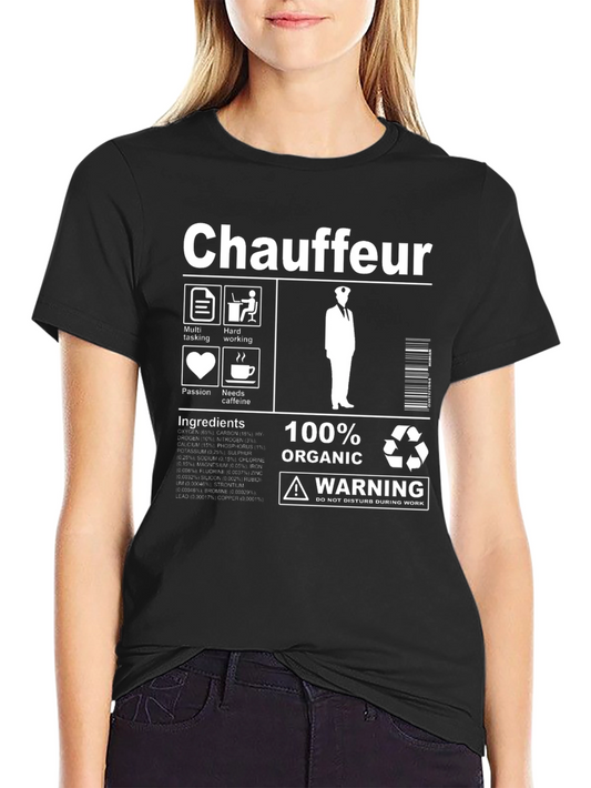 Chauffeur Ingredients Black T-Shirt
