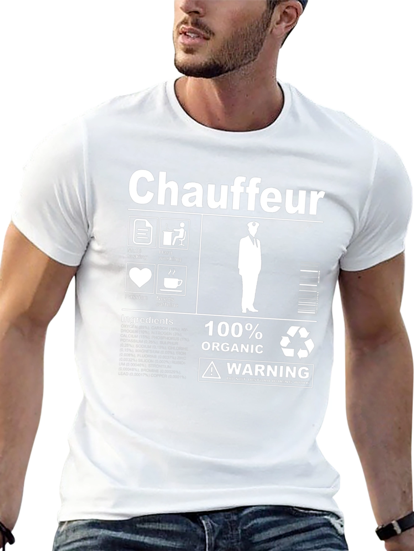 Chauffeur Ingredients Black T-Shirt