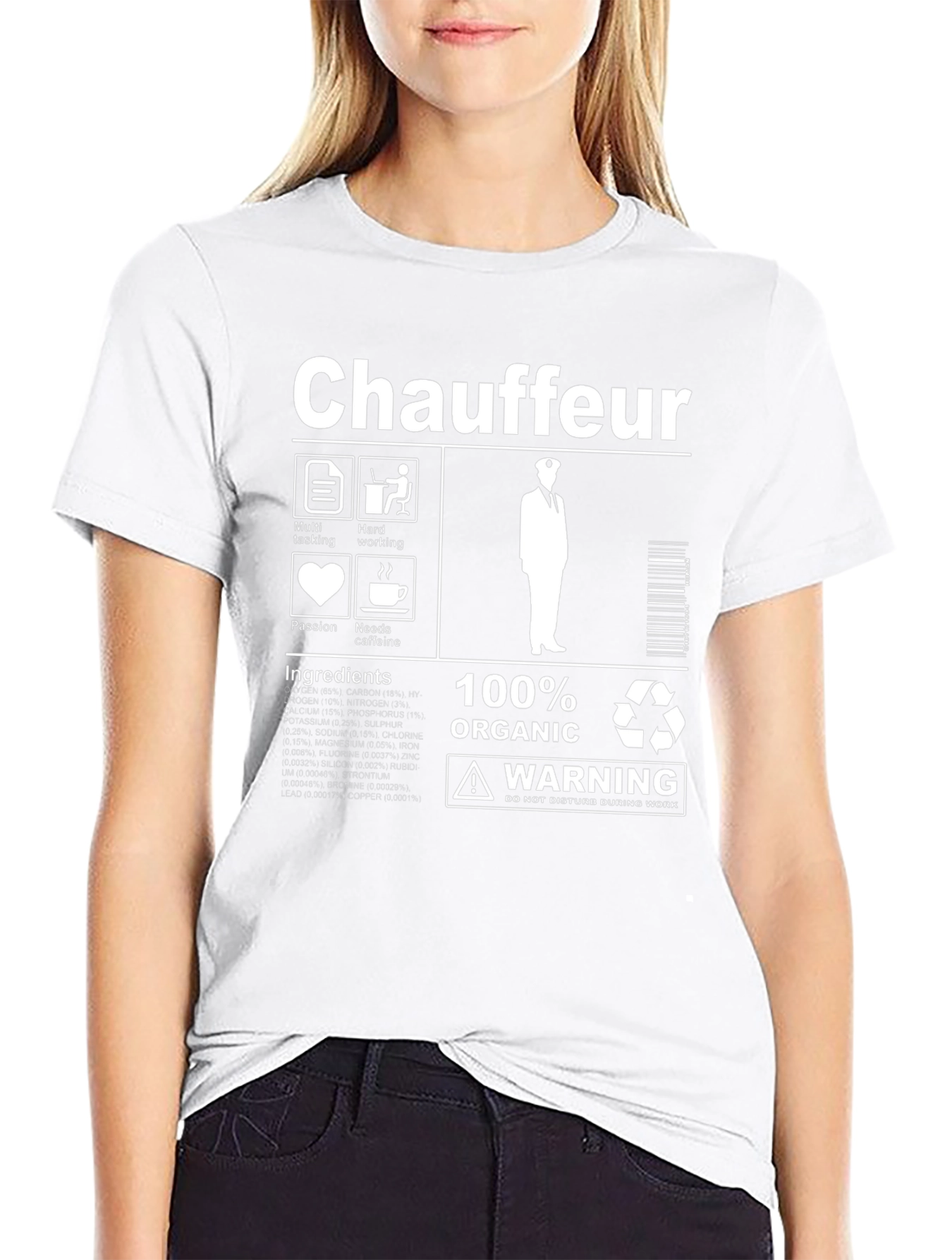 Chauffeur Ingredients Black T-Shirt