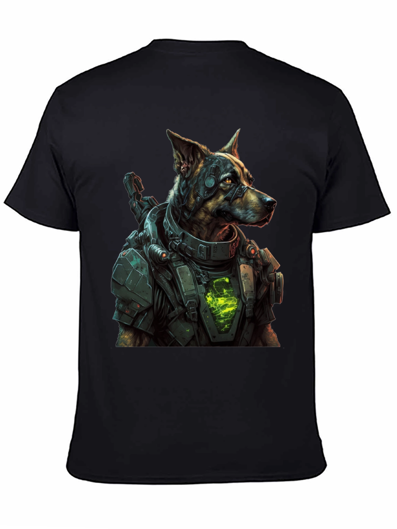 Cyberpunk Dog T-Shirt | Futuristic Dog Graphic Tee | Sci-Fi Dog Lover Shirt | Dog Lover Gift | Free Shipping $50+