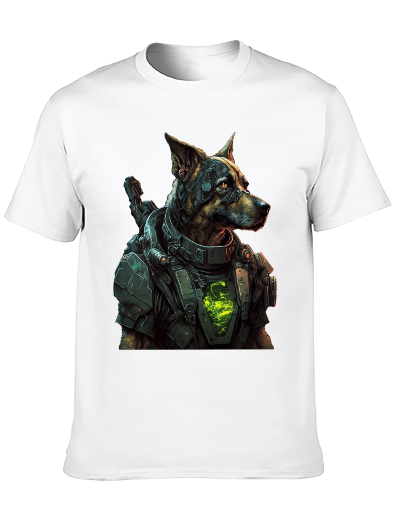 Cyberpunk Dog T-Shirt | Futuristic Dog Graphic Tee | Sci-Fi Dog Lover Shirt | Dog Lover Gift | Free Shipping $50+