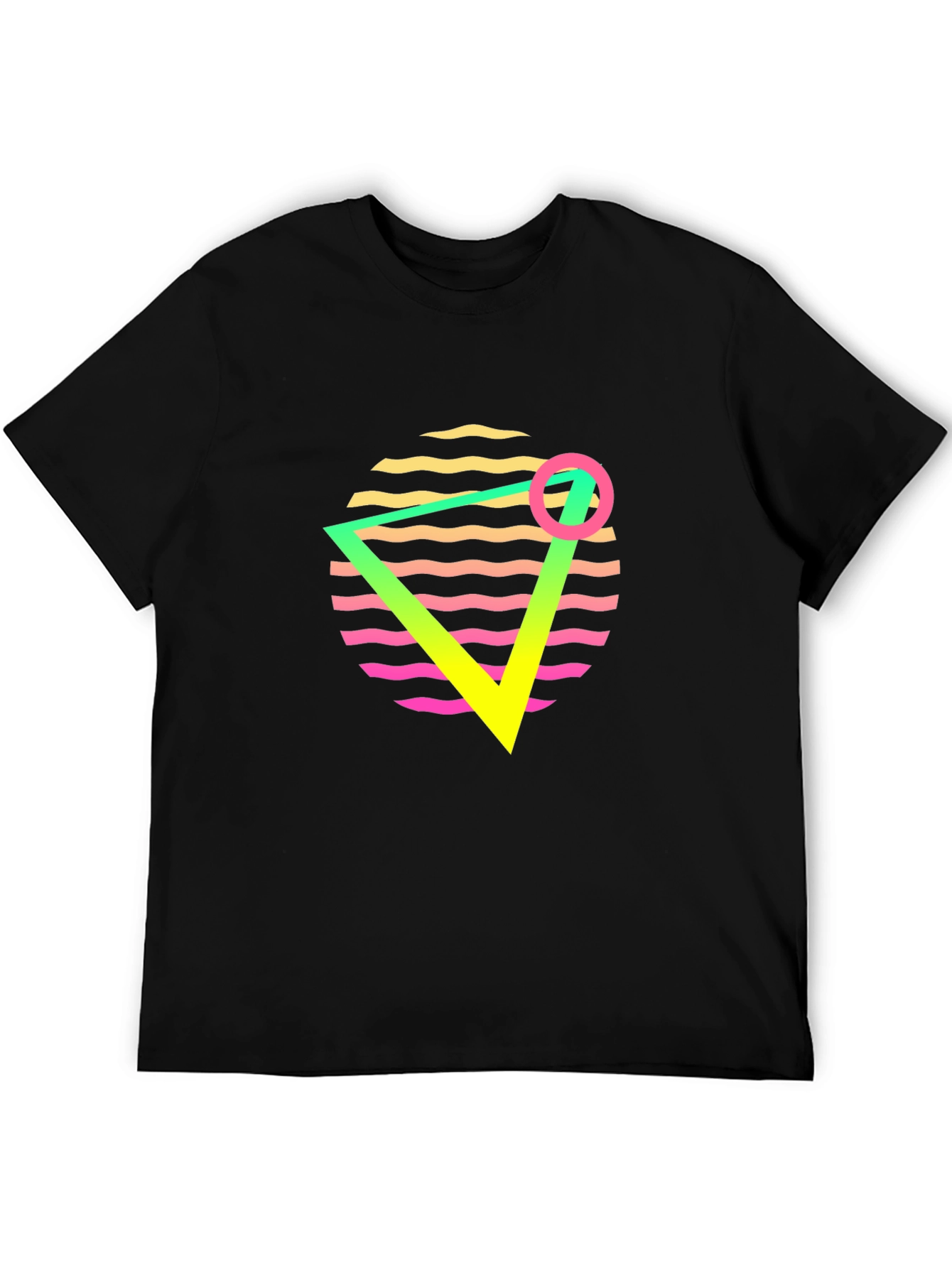 Retro Wave Graphic Tee - 80s Style T-Shirt