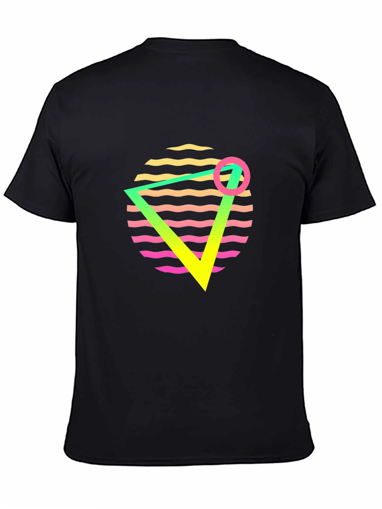 Retro Wave Graphic Tee - 80s Style T-Shirt