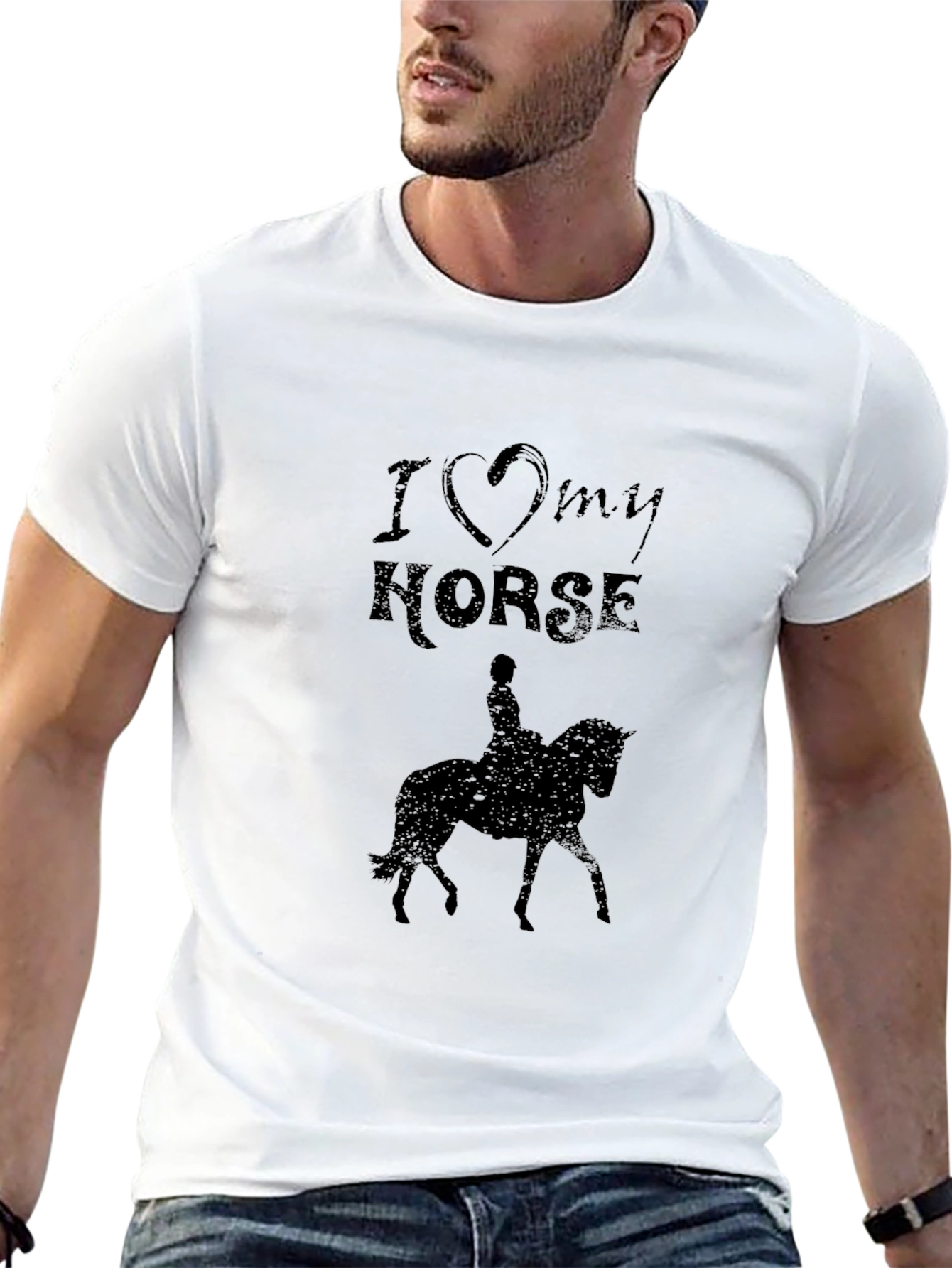 I Love My Horse Graphic T-Shirt