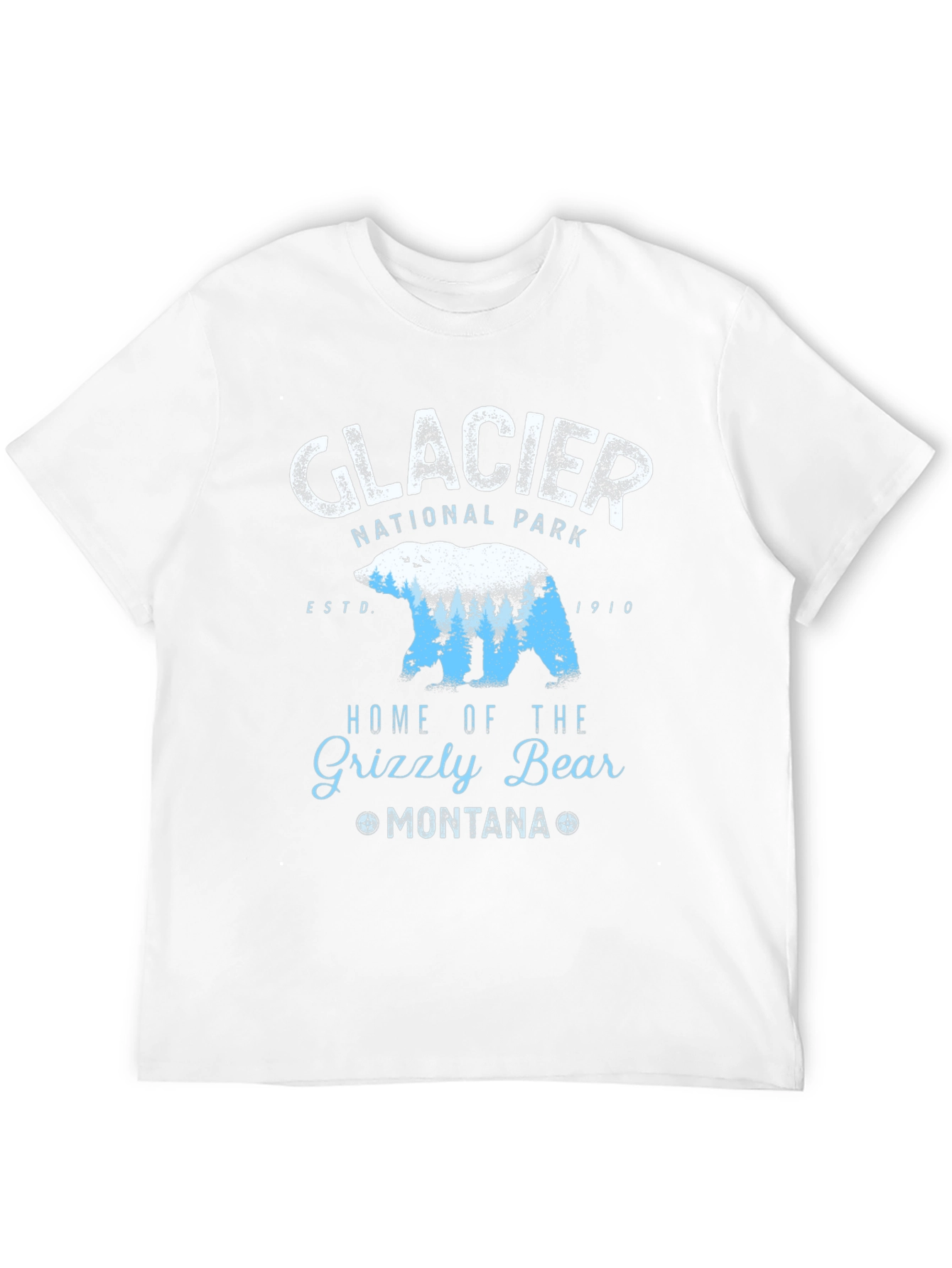 Glacier National Park Grizzly Bear Graphic Tee