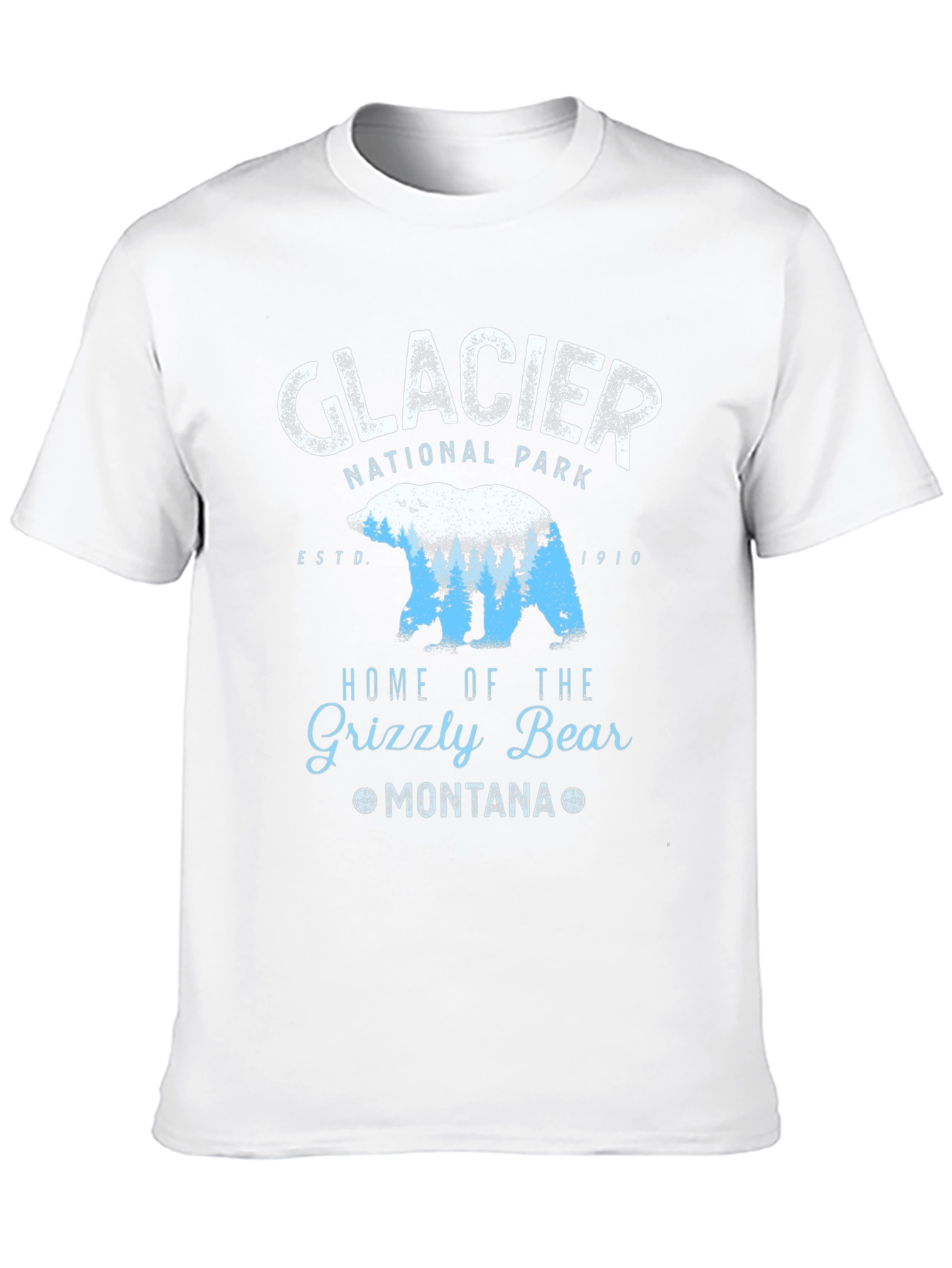 Glacier National Park Grizzly Bear Graphic Tee