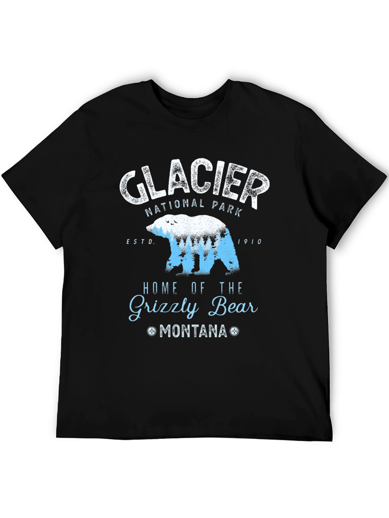 Glacier National Park Grizzly Bear Graphic Tee