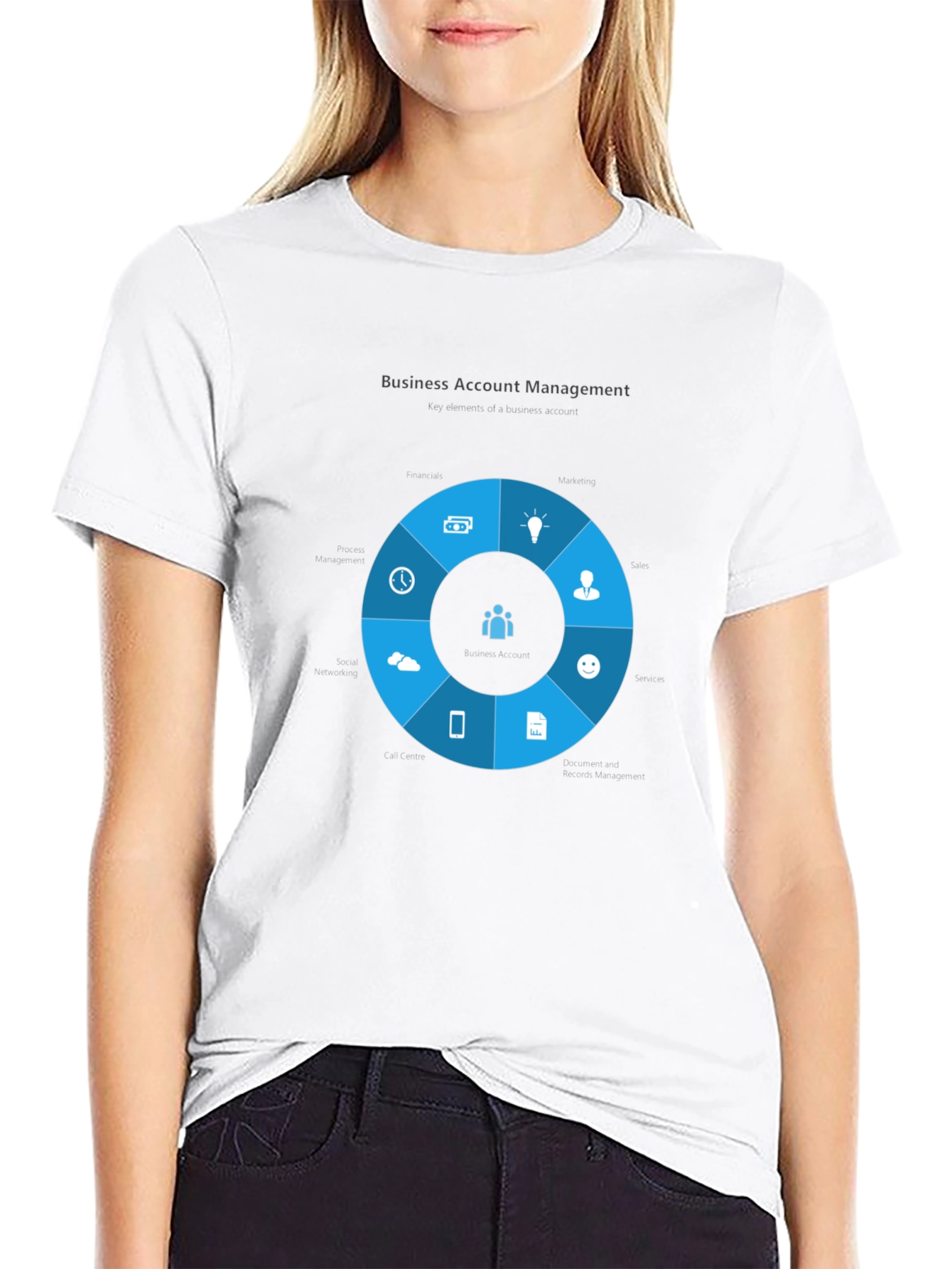 Business Account Management Graphic Tee