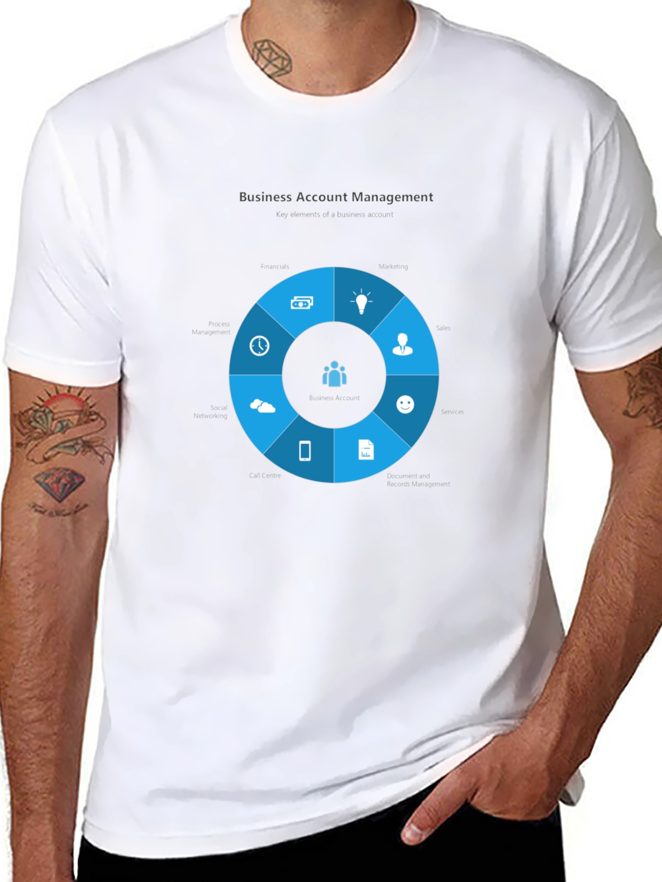Business Account Management Graphic Tee